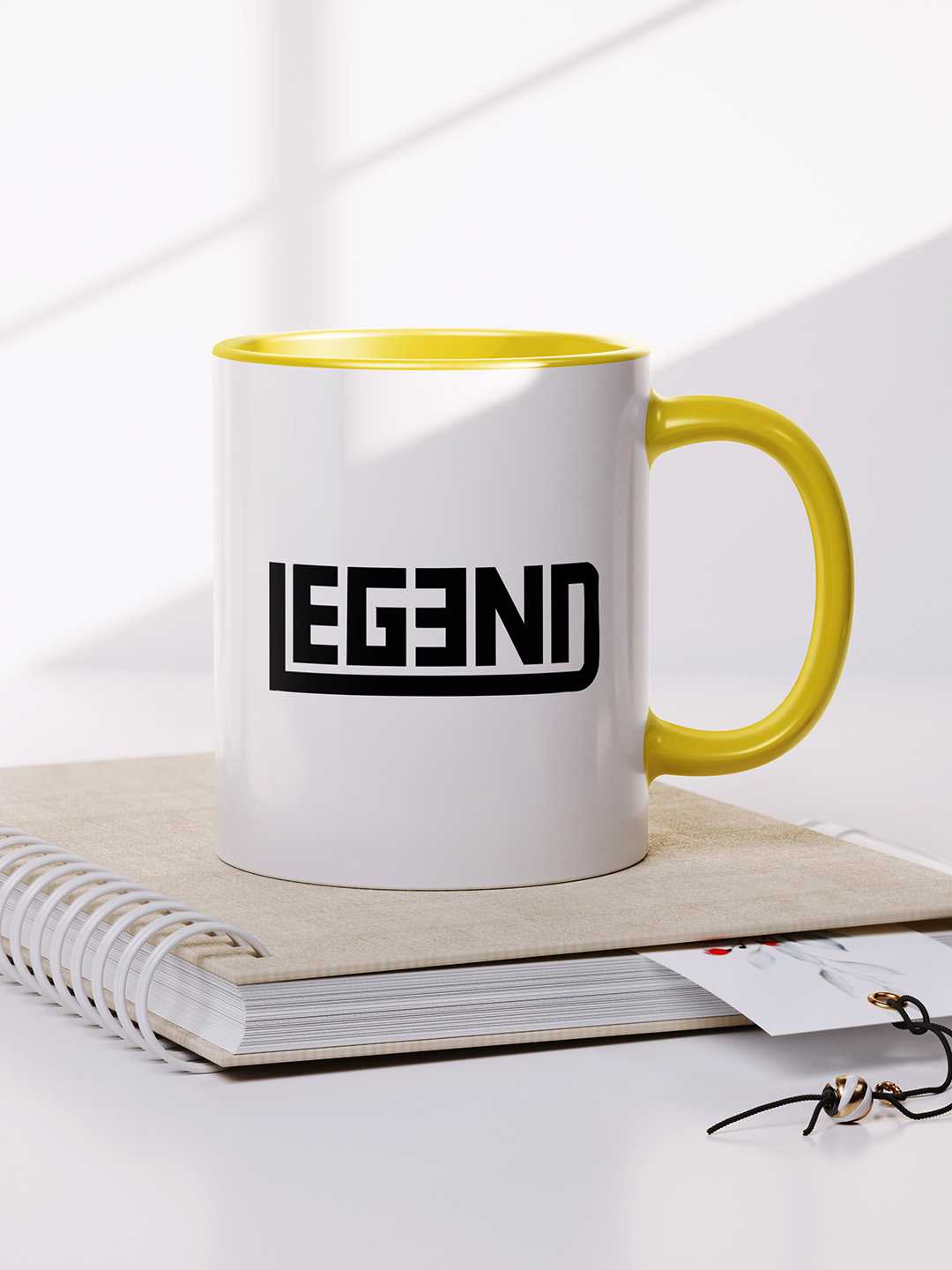 LEGEND Graphic Printed Ceramic Mug