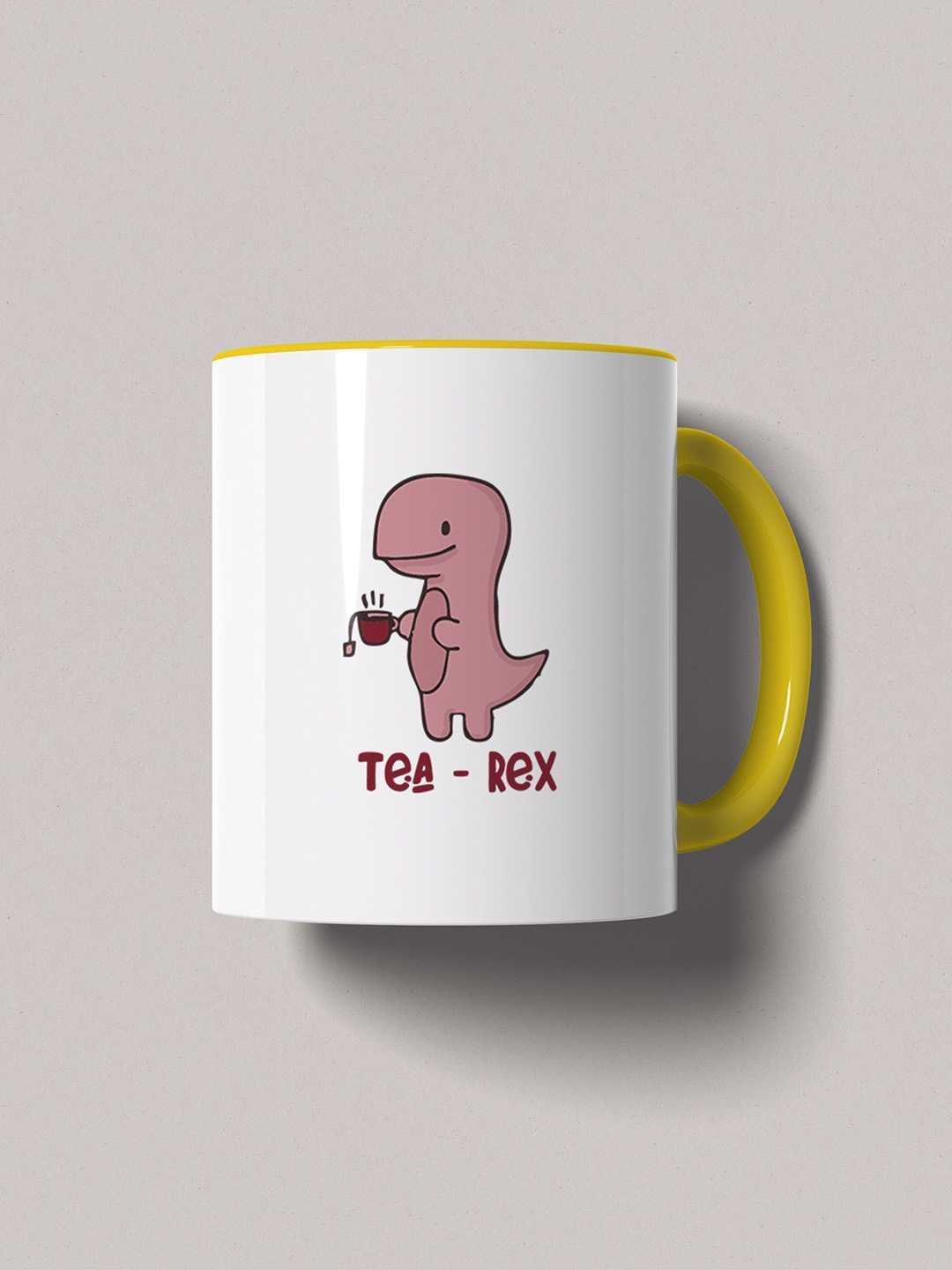 TEA-REX Graphic Printed Ceramic Mug