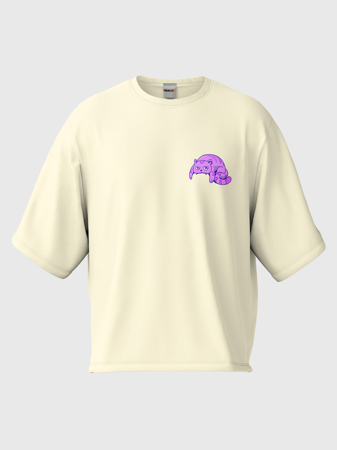 Cat Skull Oversized Tee