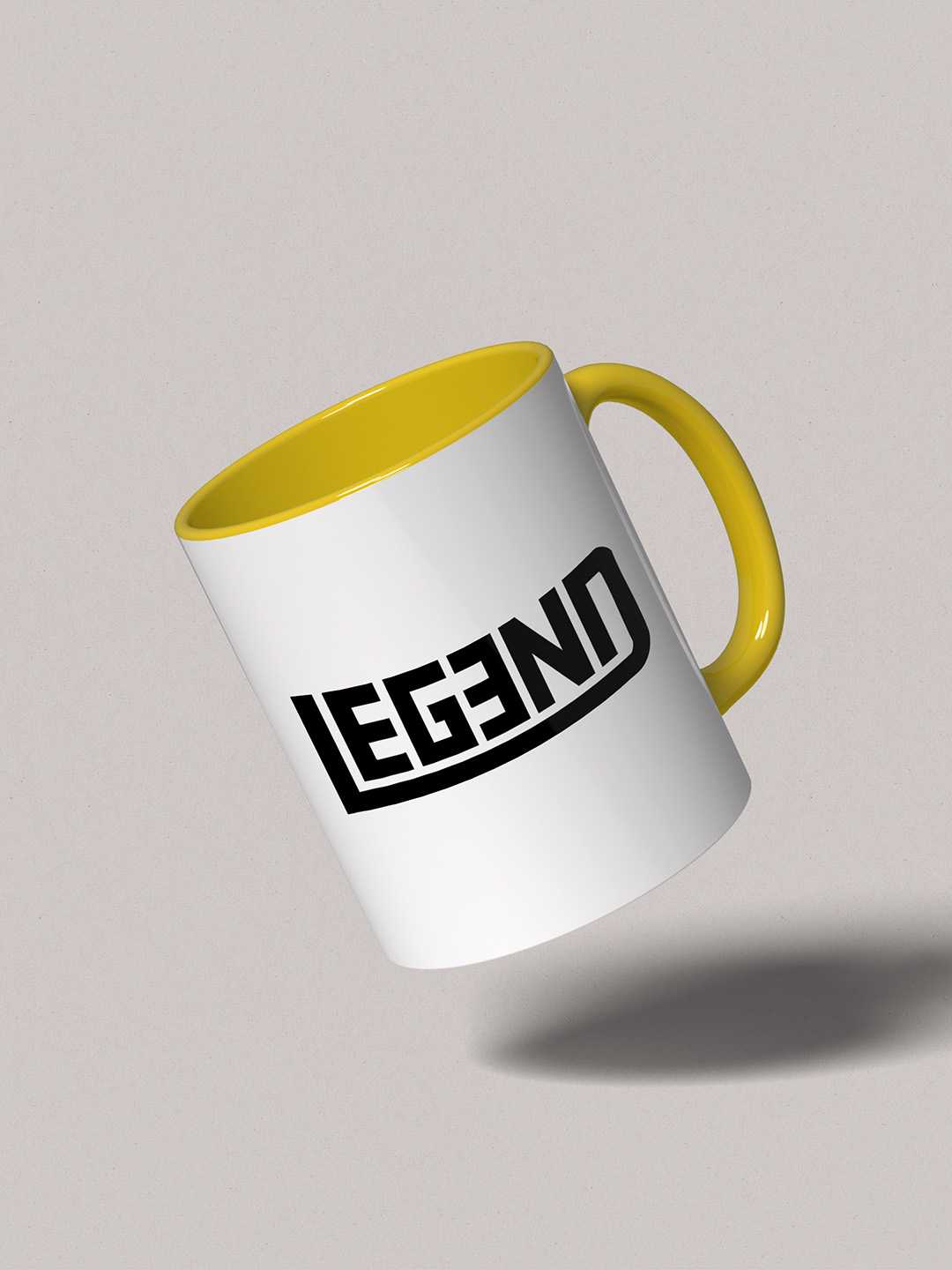 LEGEND Graphic Printed Ceramic Mug