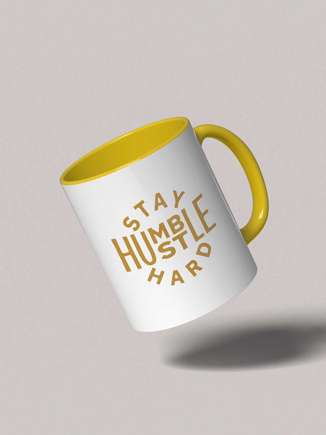 STAY HUMBLE Graphic Printed Ceramic Mug