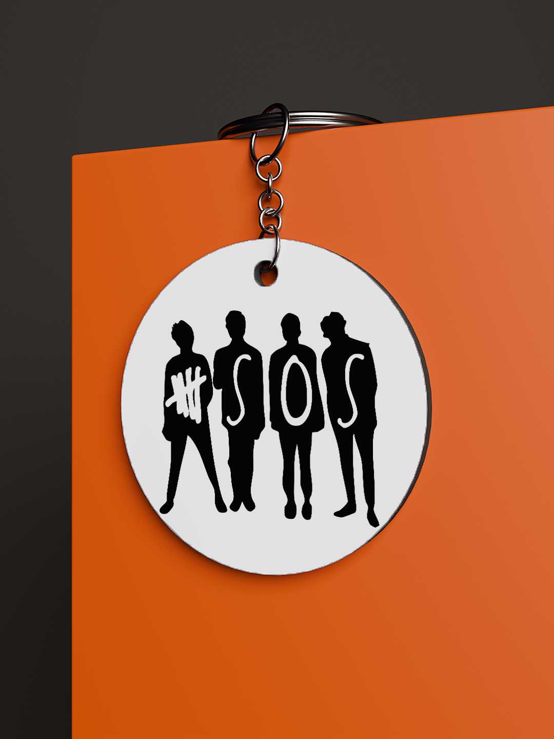 5 Seconds Of Summer Graphic Keychain