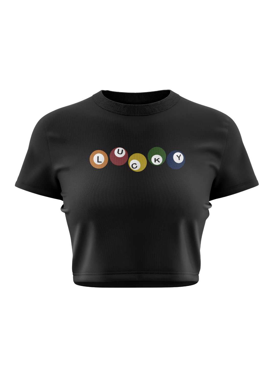 Lucky Snooker Graphic Baby Tee