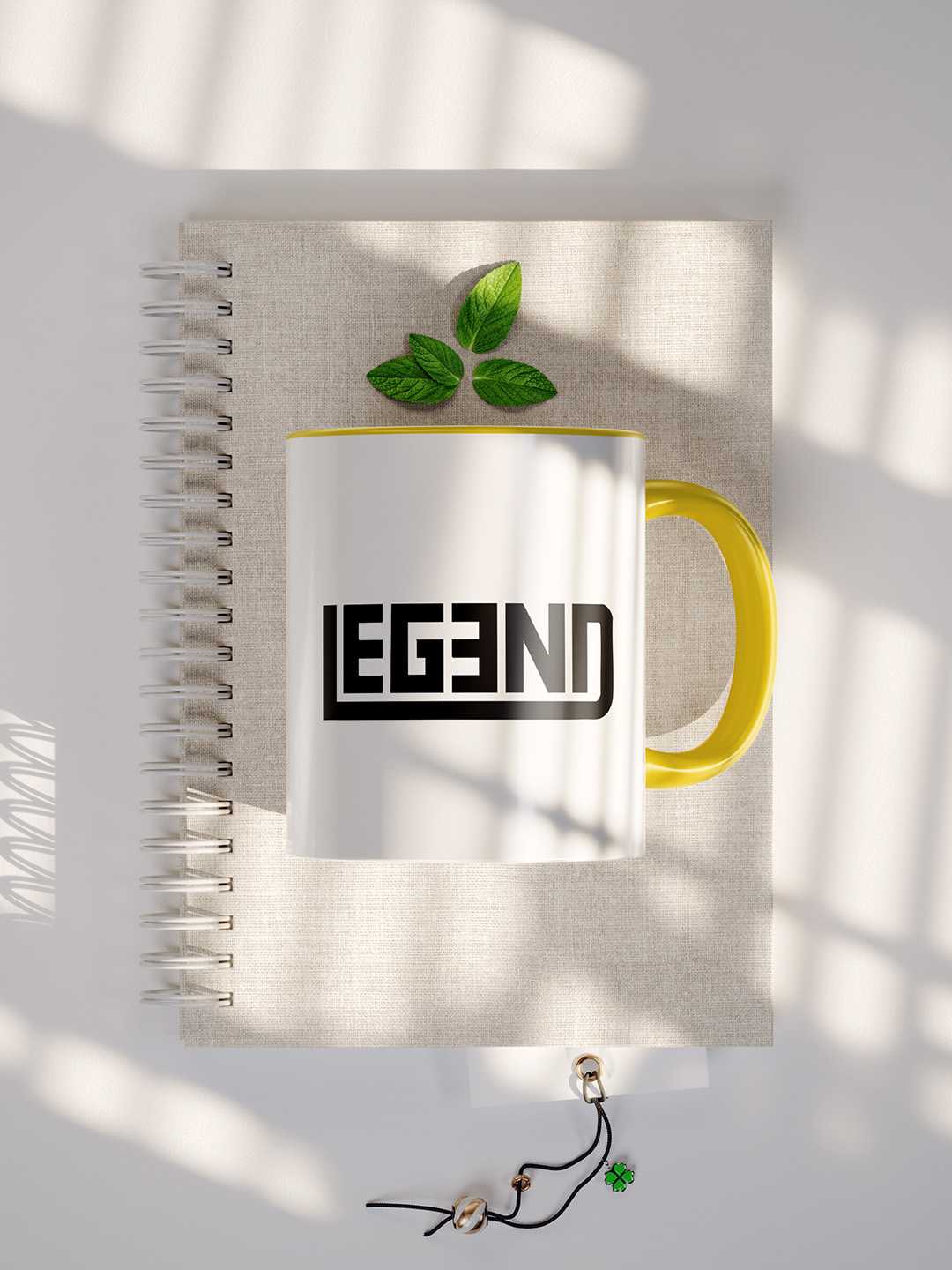 LEGEND Graphic Printed Ceramic Mug