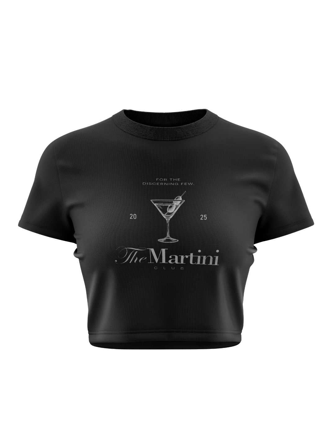 Martini Graphic Baby Tee