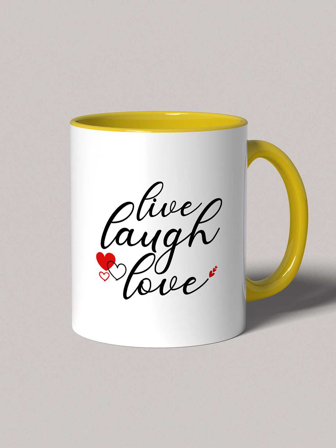 LIVE LAUGH LOVE Graphic Printed Ceramic Mug