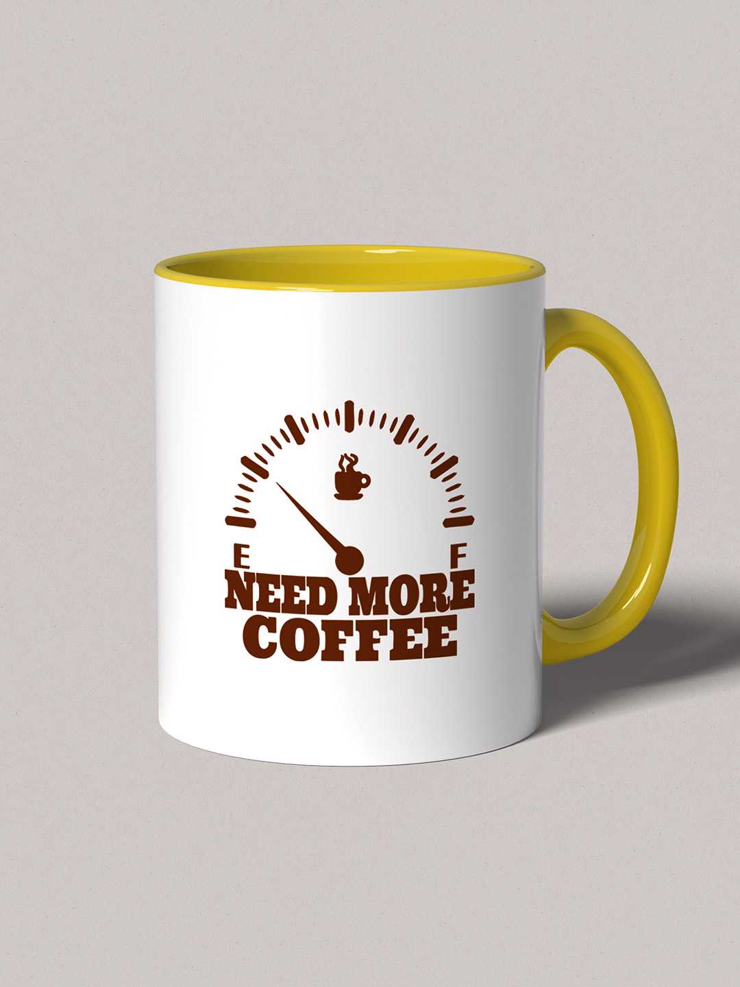NEED MORE COFFEE Graphic Printed Ceramic Mug