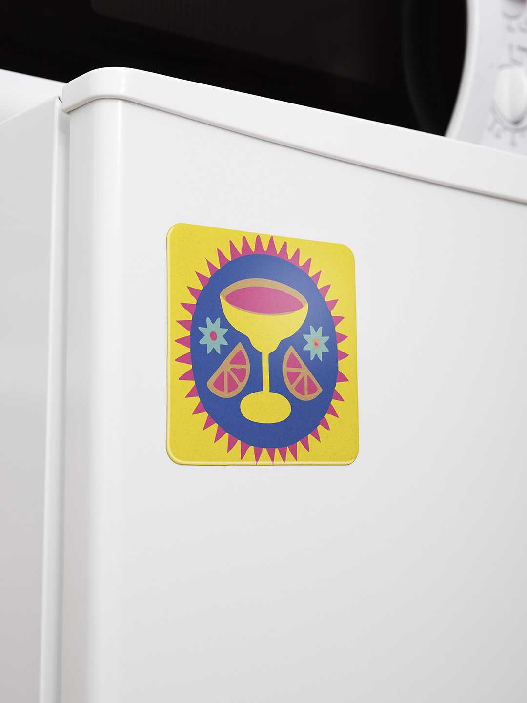 Martini Feast Graphic Fridge Magnet