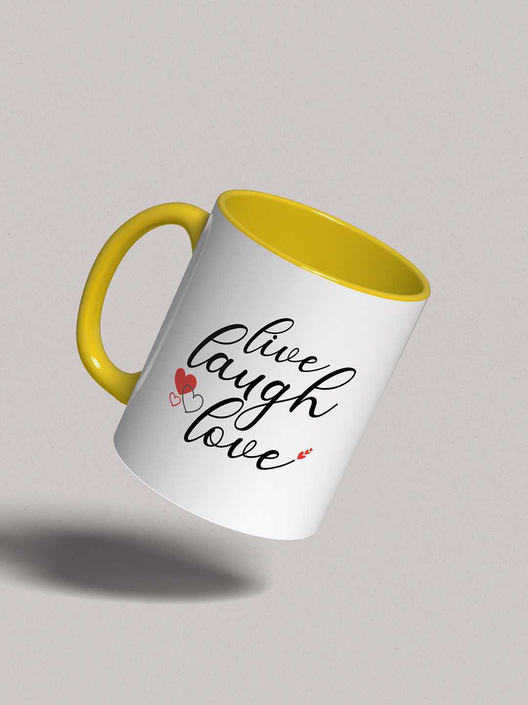 LIVE LAUGH LOVE Graphic Printed Ceramic Mug