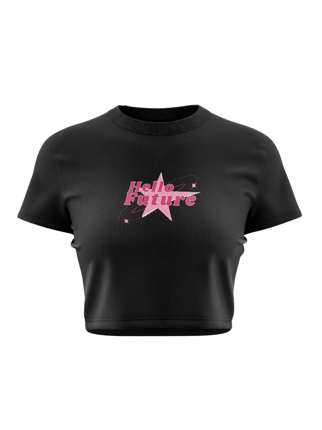Hello Future Graphic Baby Tee