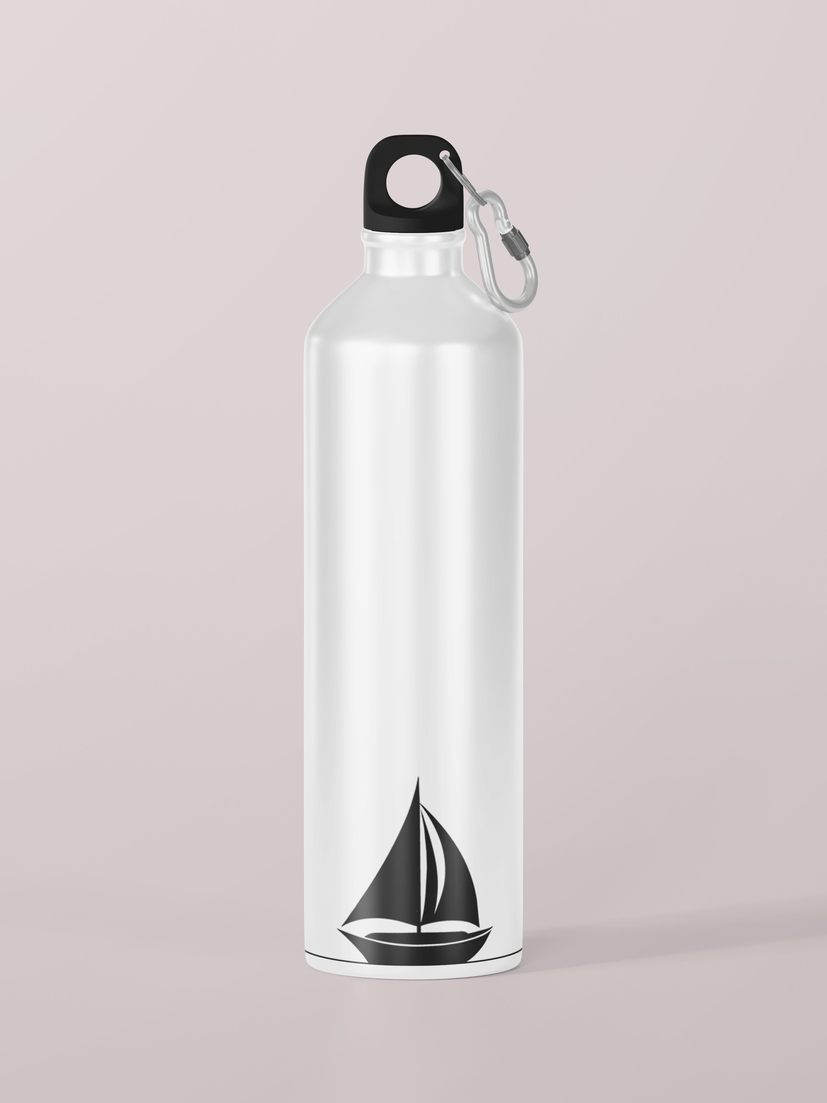 Sailing Boat Art Graphic Metal Bottle