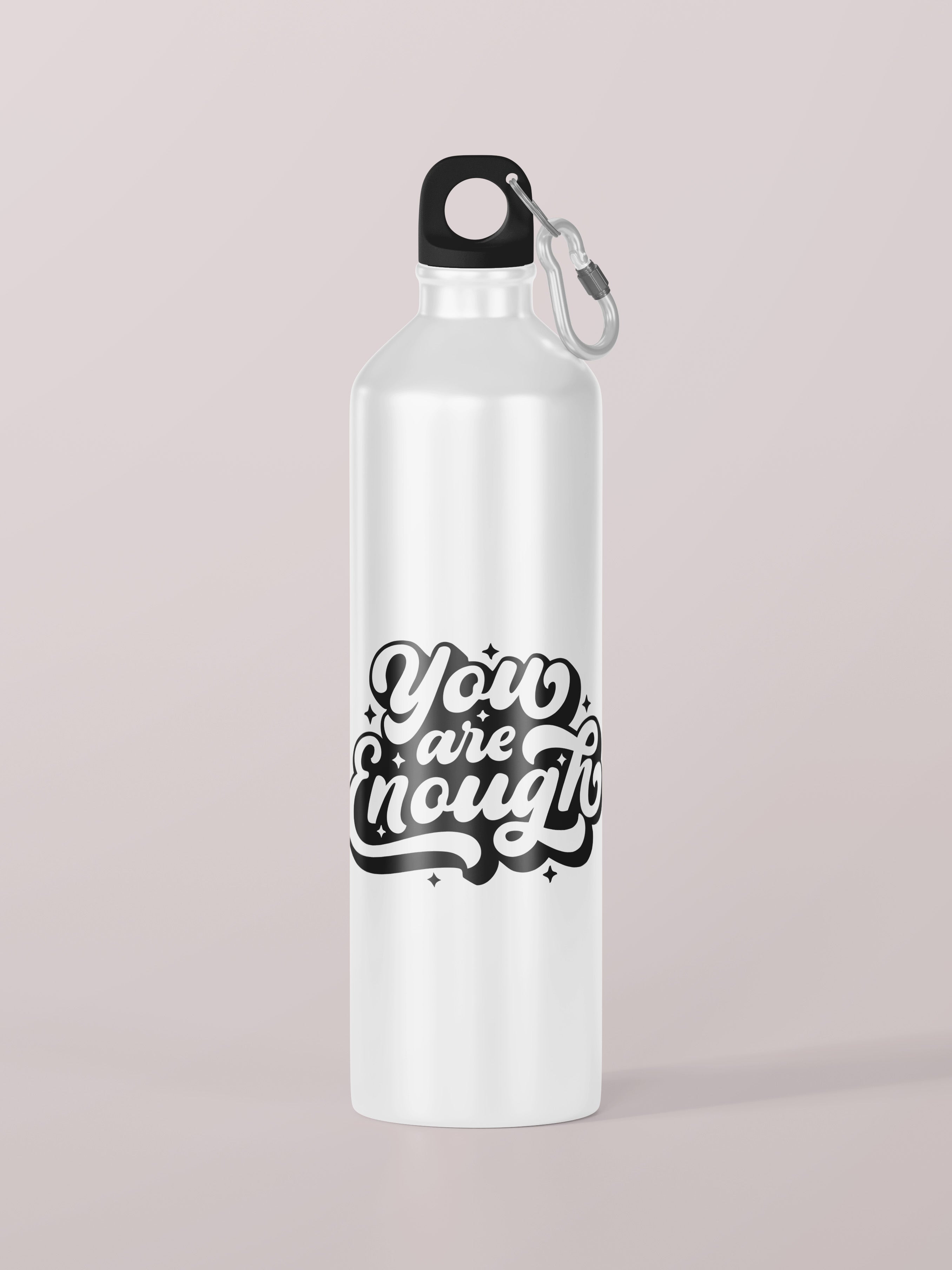You are enough Graphic Metal Bottle