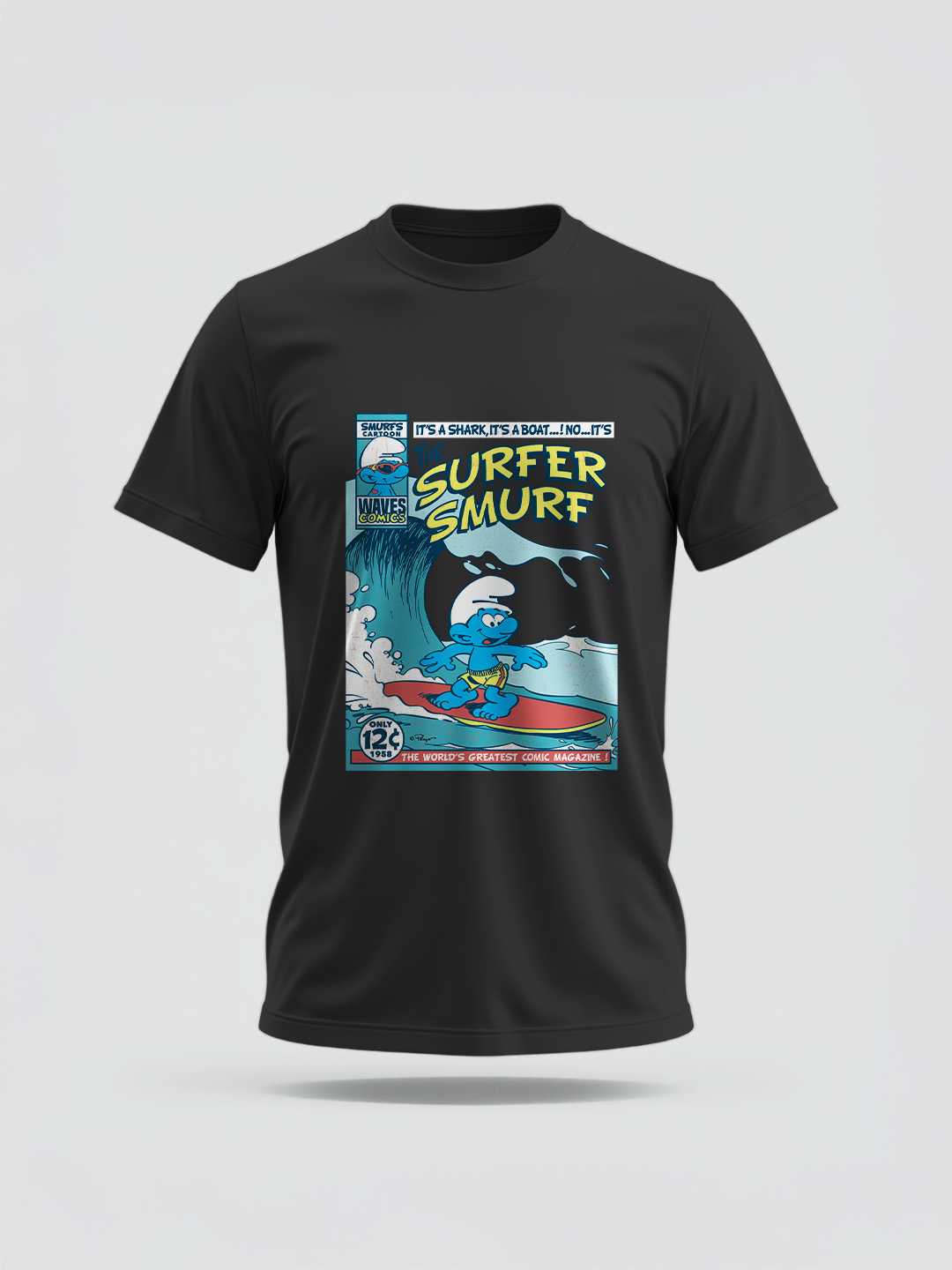 The Surfer Smurf Unisex Regular Tee