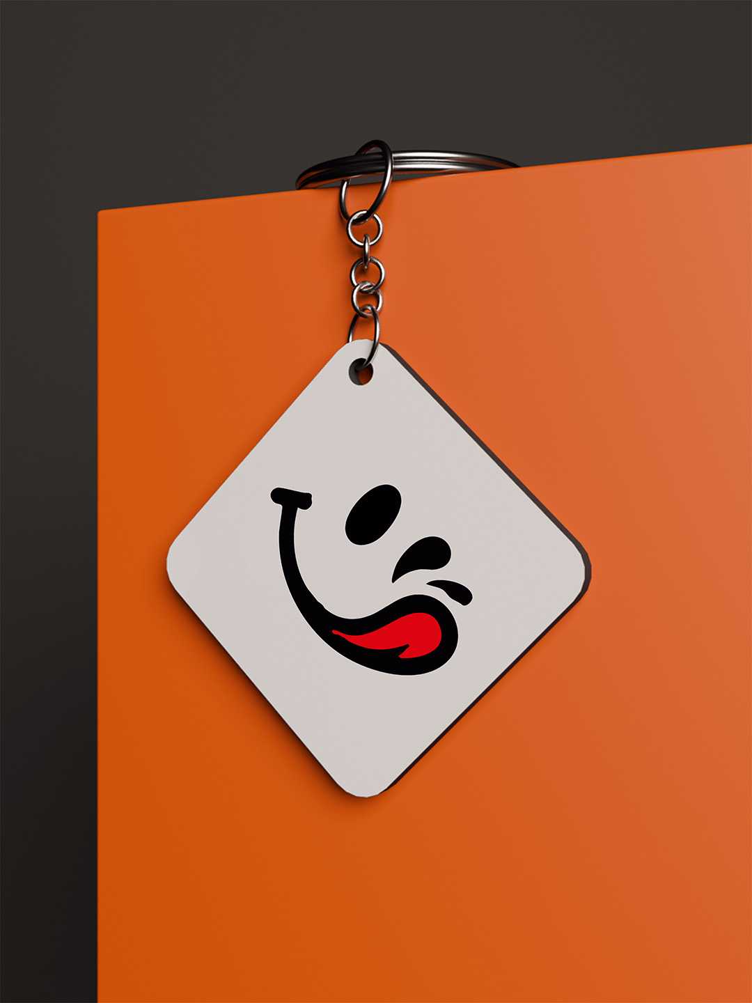 Delicious Smile Graphic Keychain