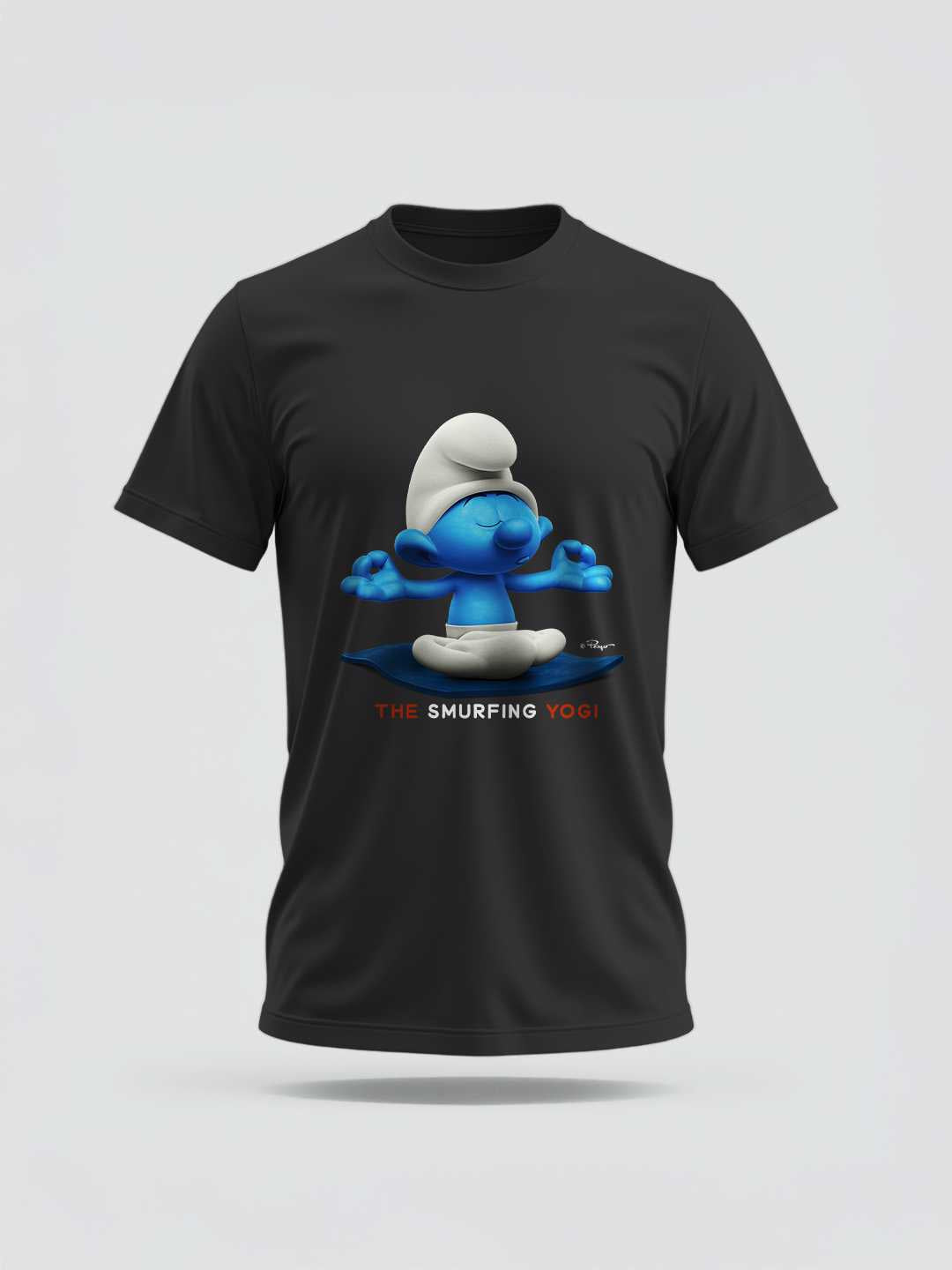 The Smurfing Yogi Regular Graphic Tee