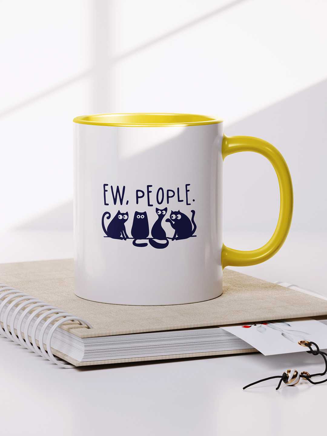 Ew People Graphic Printed Ceramic Mug