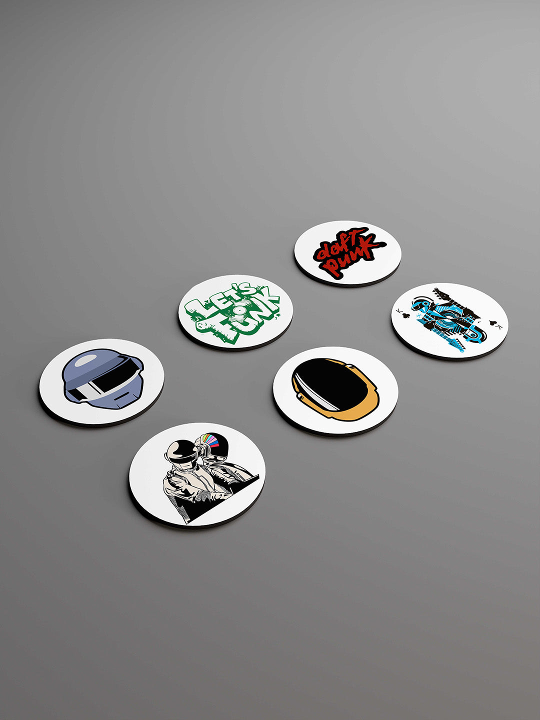 Lets Funk Graphic Coasters - Pack of 6