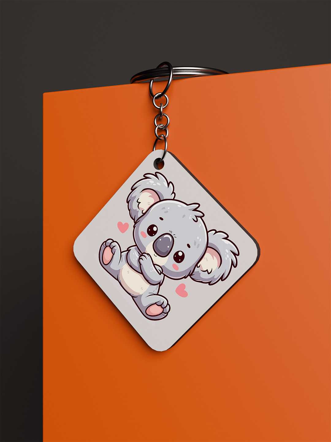 Baby Koala Graphic Keychain