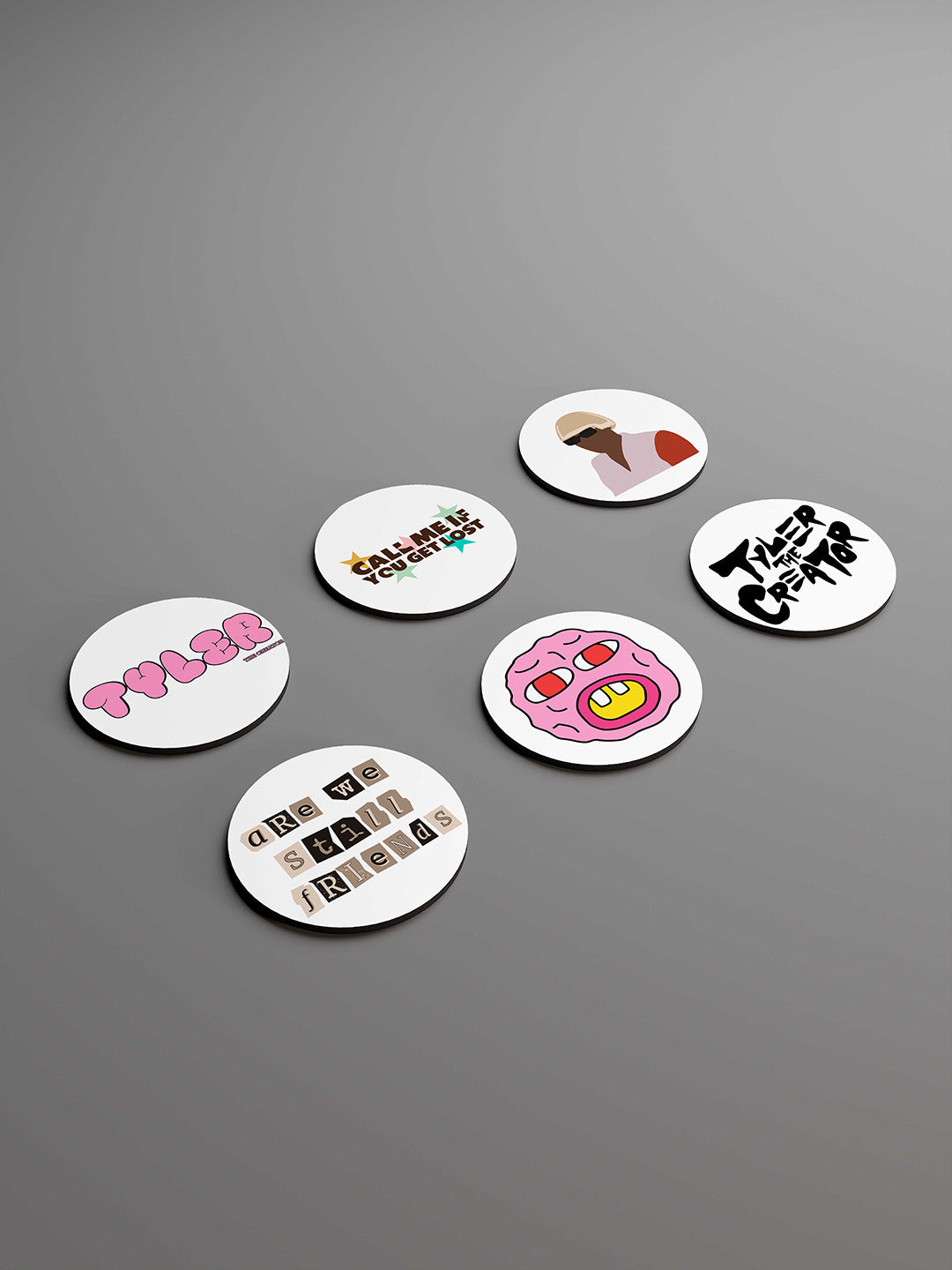 Tyler The Creator Graphic Coasters - Pack of 6