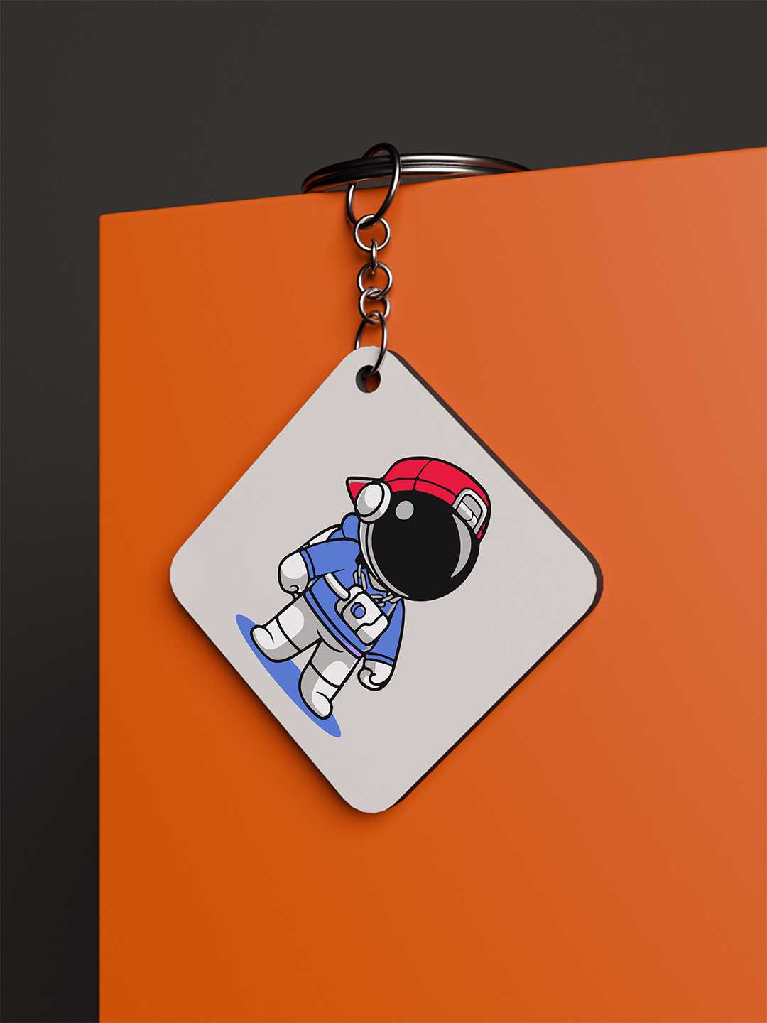 Astronaut Graphic Keychain