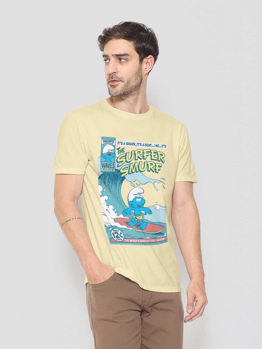 The Surfer Smurf Unisex Regular Tee