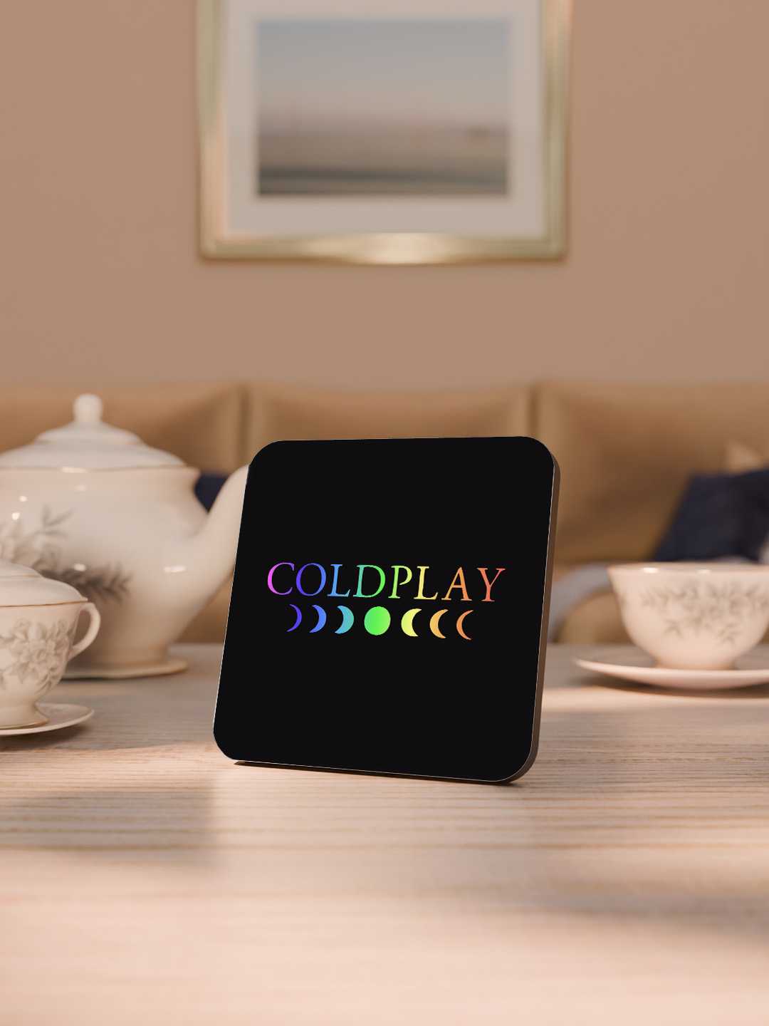 Coldplay Graphic Coasters - Pack of 6