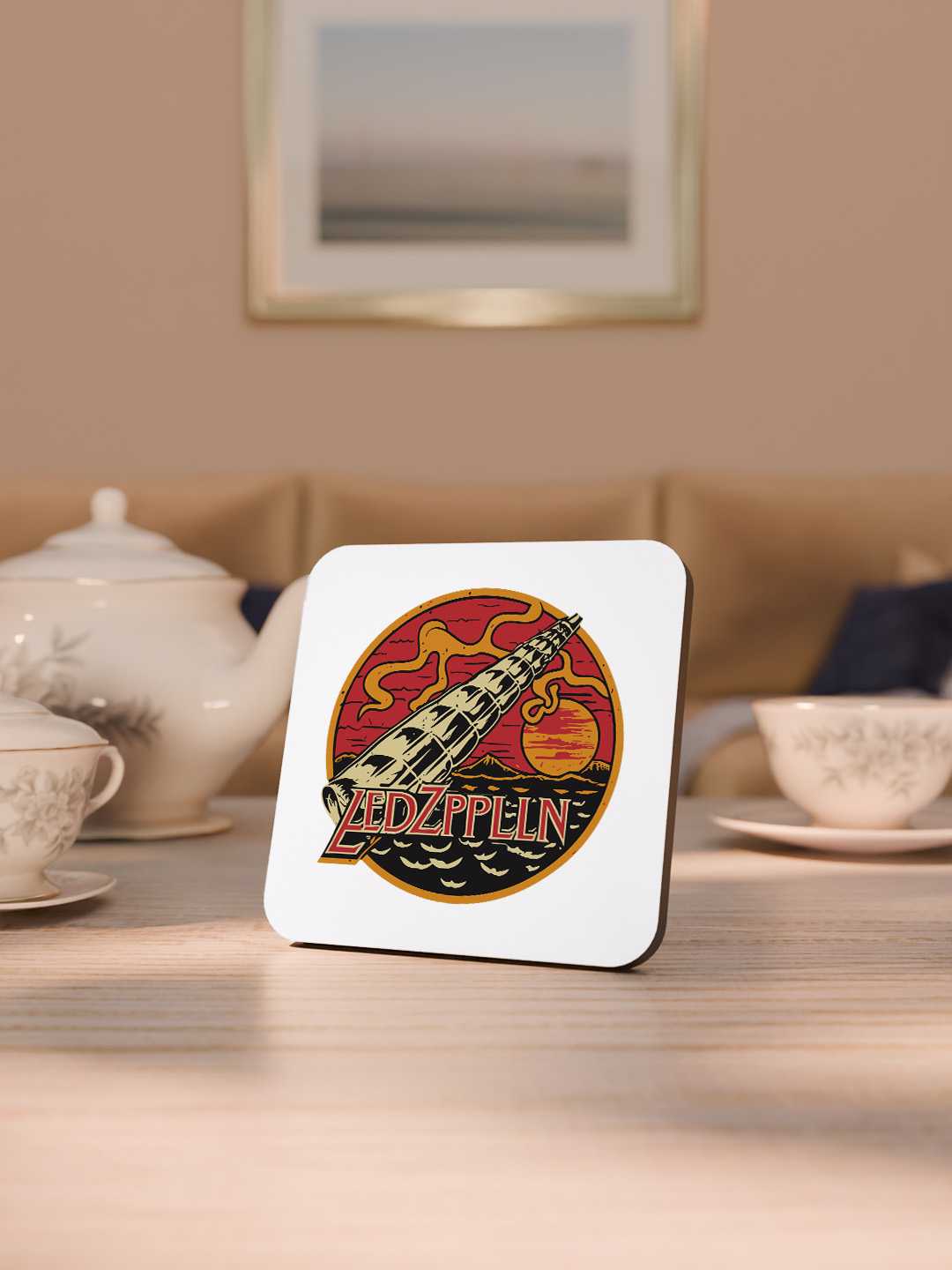 Led Zeppelin Graphic Coasters - Pack of 6