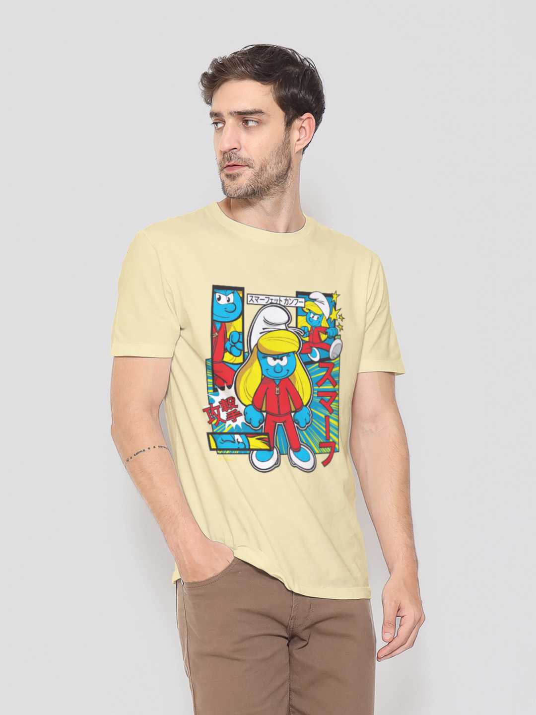 Smurfette Cute Kung Fu Unisex Regular Tee