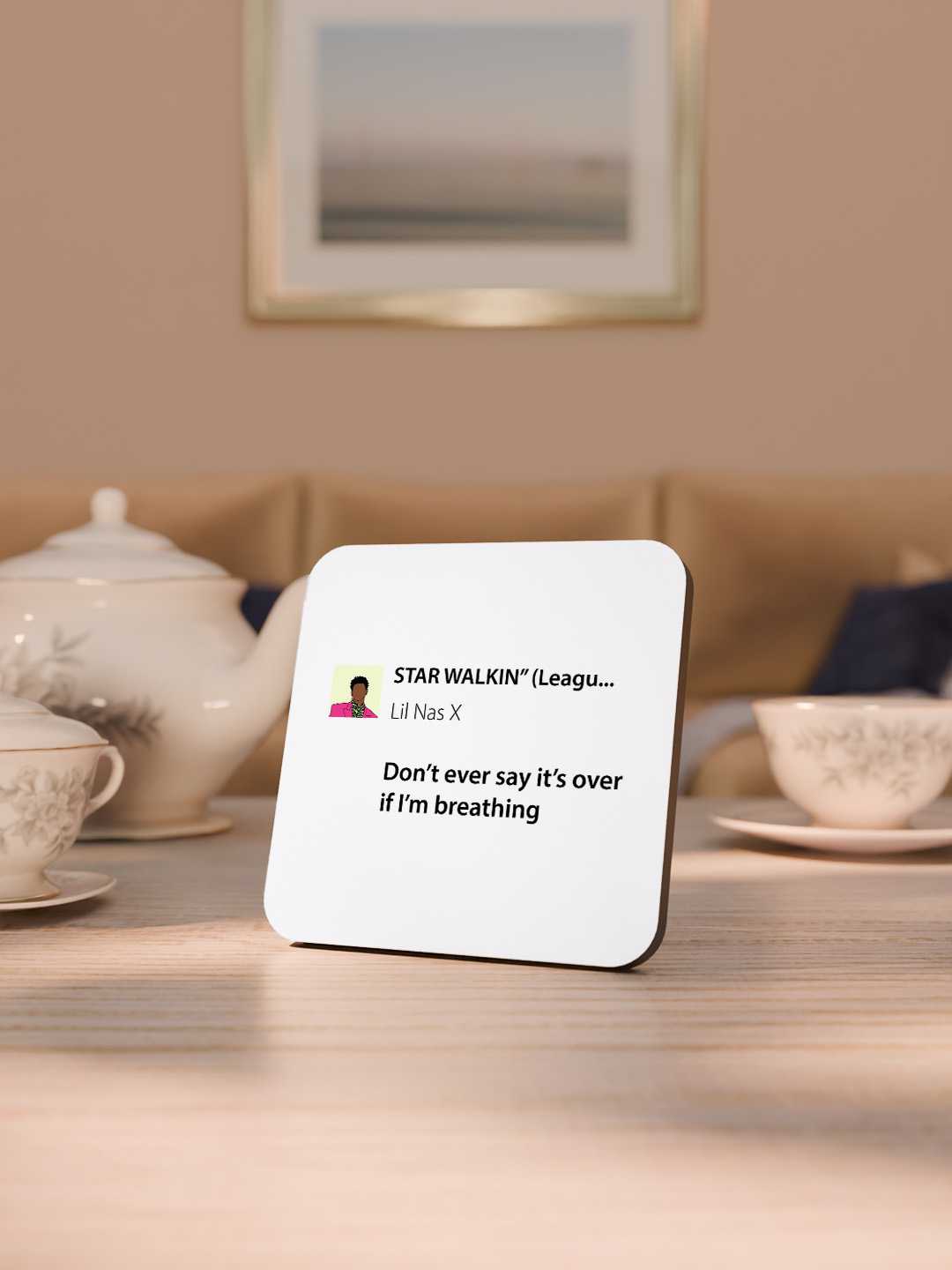 Lil Nas X Graphic Coasters - Pack of 6