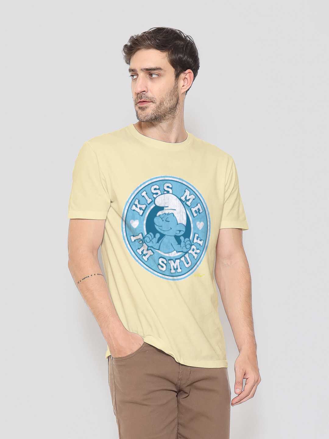 Kiss Me Smurf Unisex Regular Tee