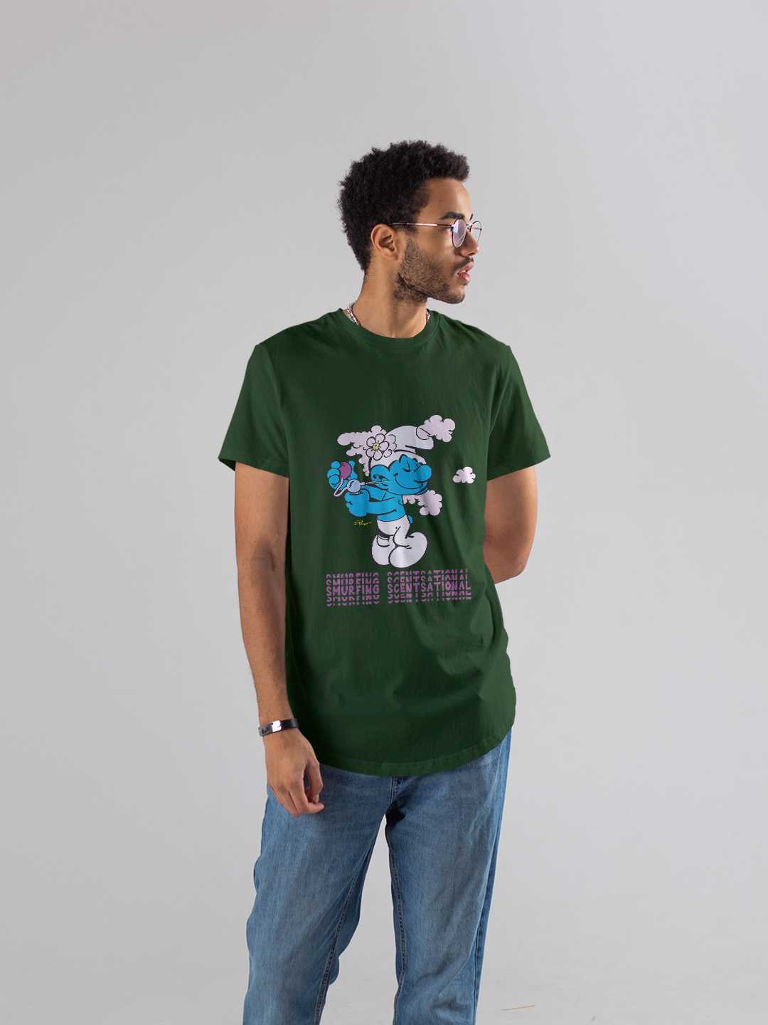 Scentsational Smurfs Regular Graphic Tee