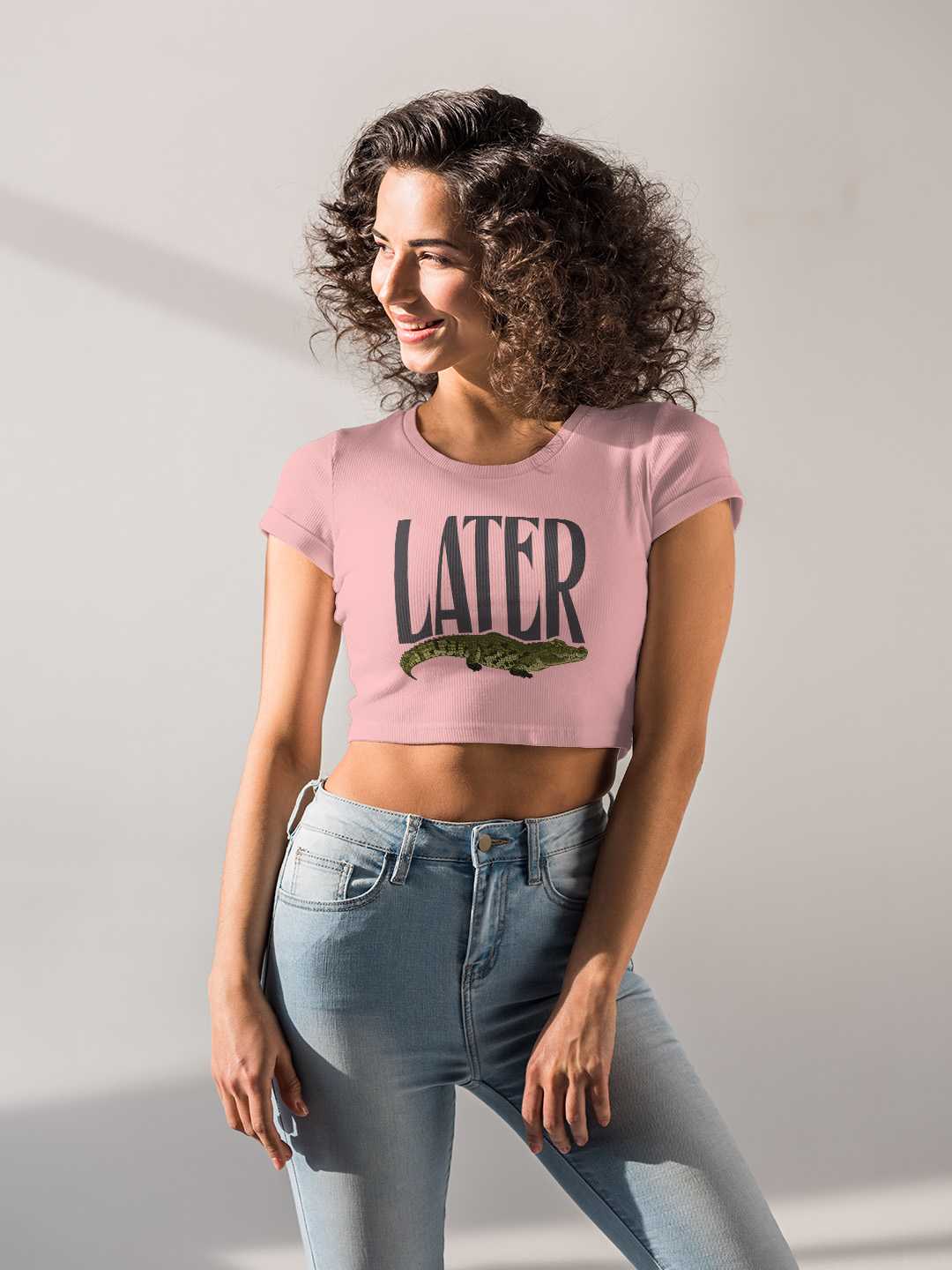 Later Aligator Graphic Baby Tee