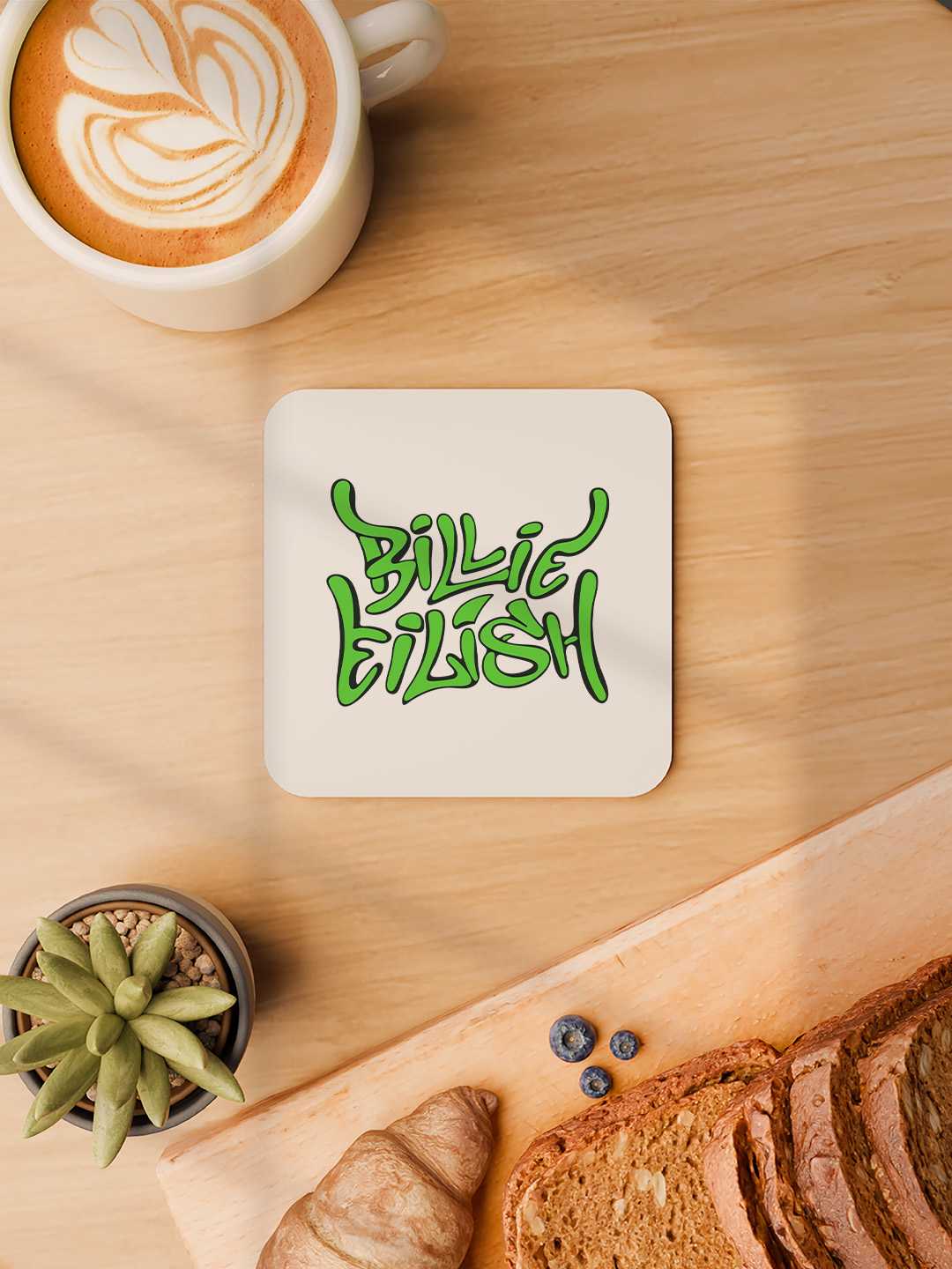 Billie Eilish Graphic Coasters - Pack of 6