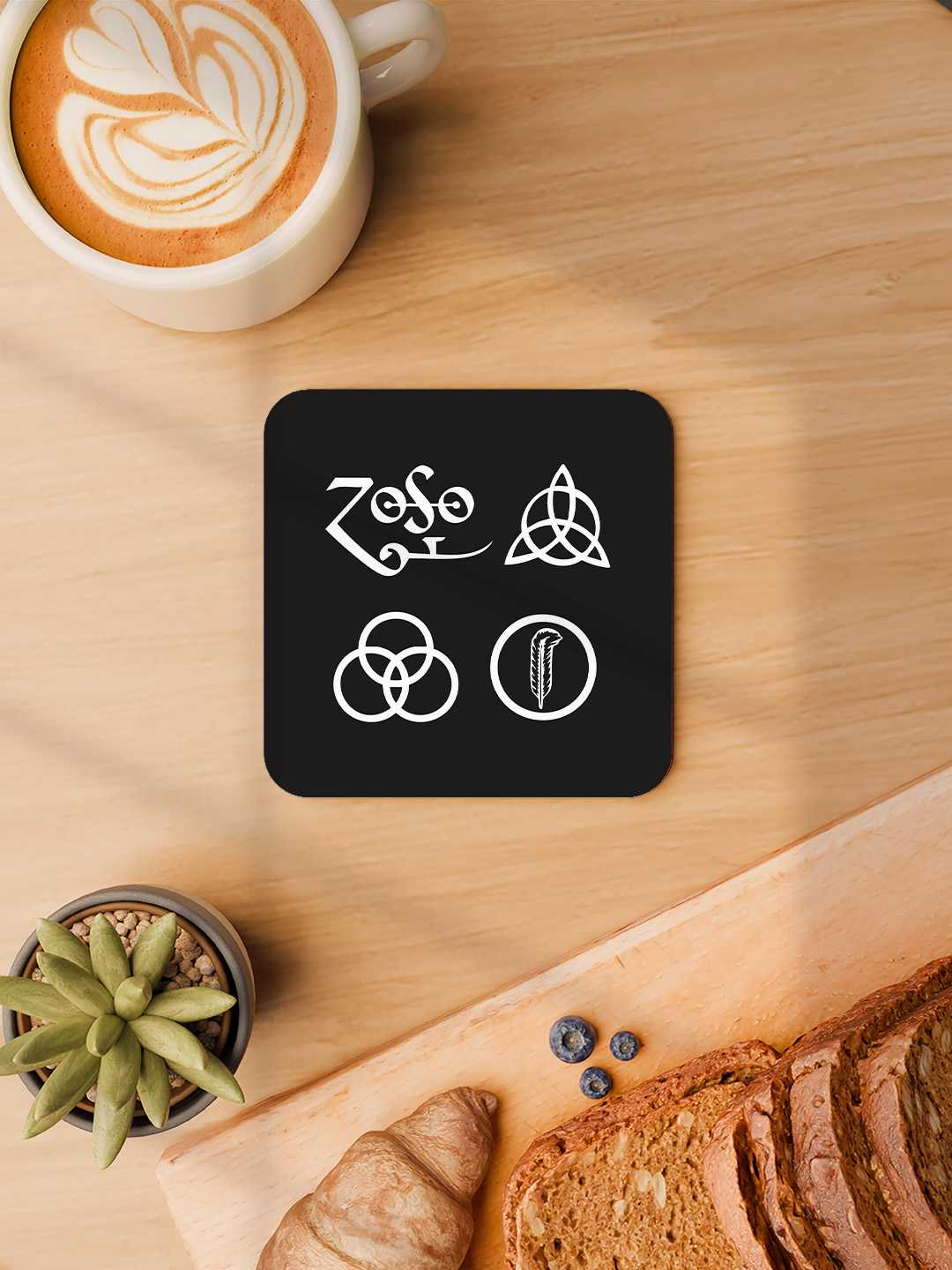 Led Zeppelin Graphic Coasters - Pack of 6