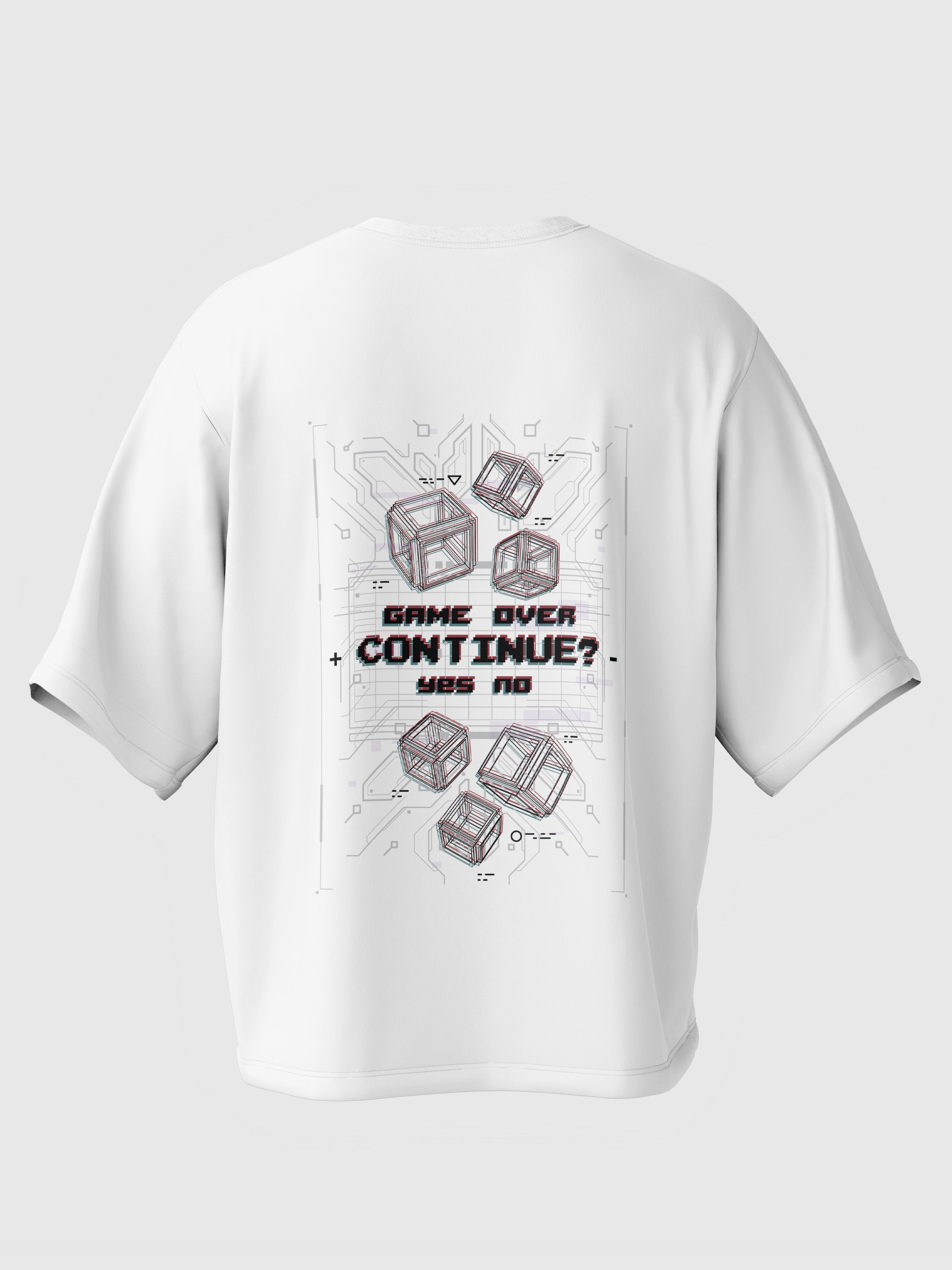 Game Mode On Oversized Tee
