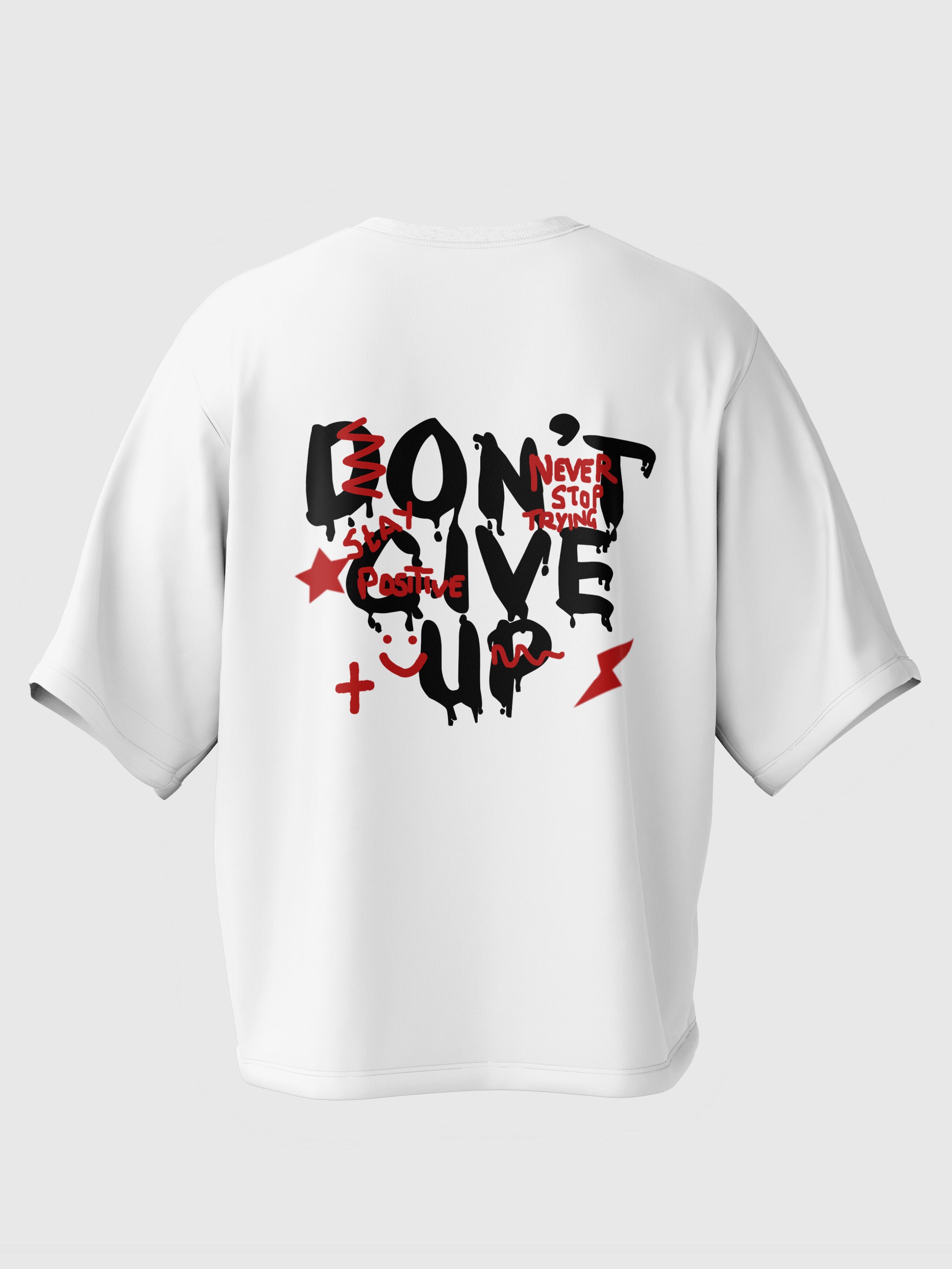 Don't Give Up Oversized Tee