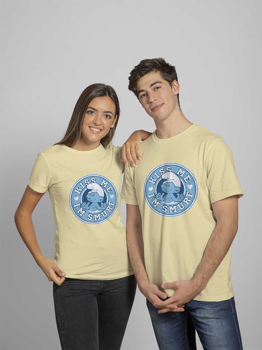 Kiss Me Smurf Unisex Regular Tee