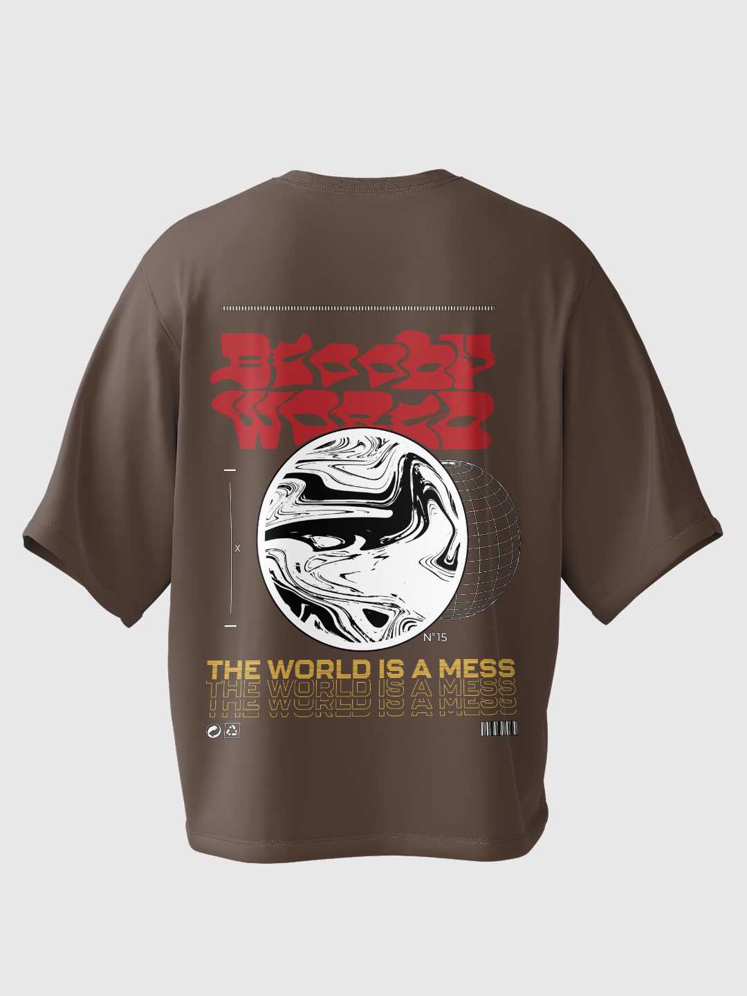 Bloody World Oversized Tee