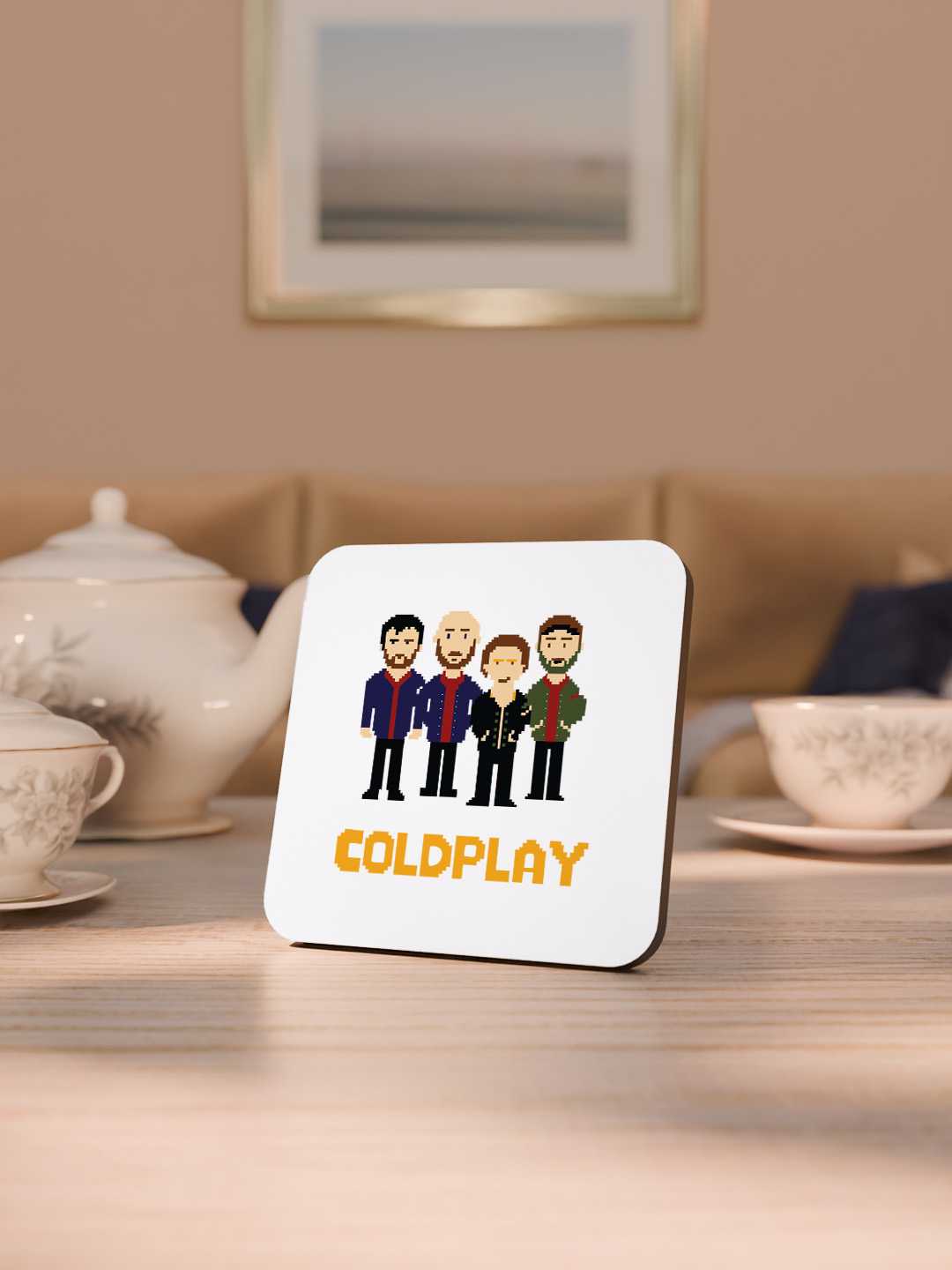Coldplay Graphic Coasters - Pack of 6