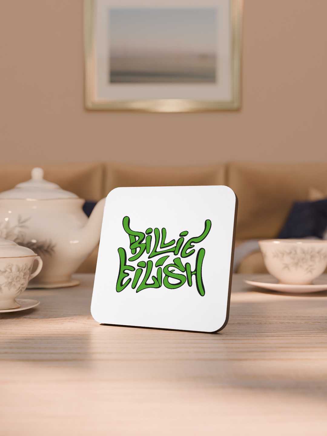 Billie Eilish Graphic Coasters - Pack of 6
