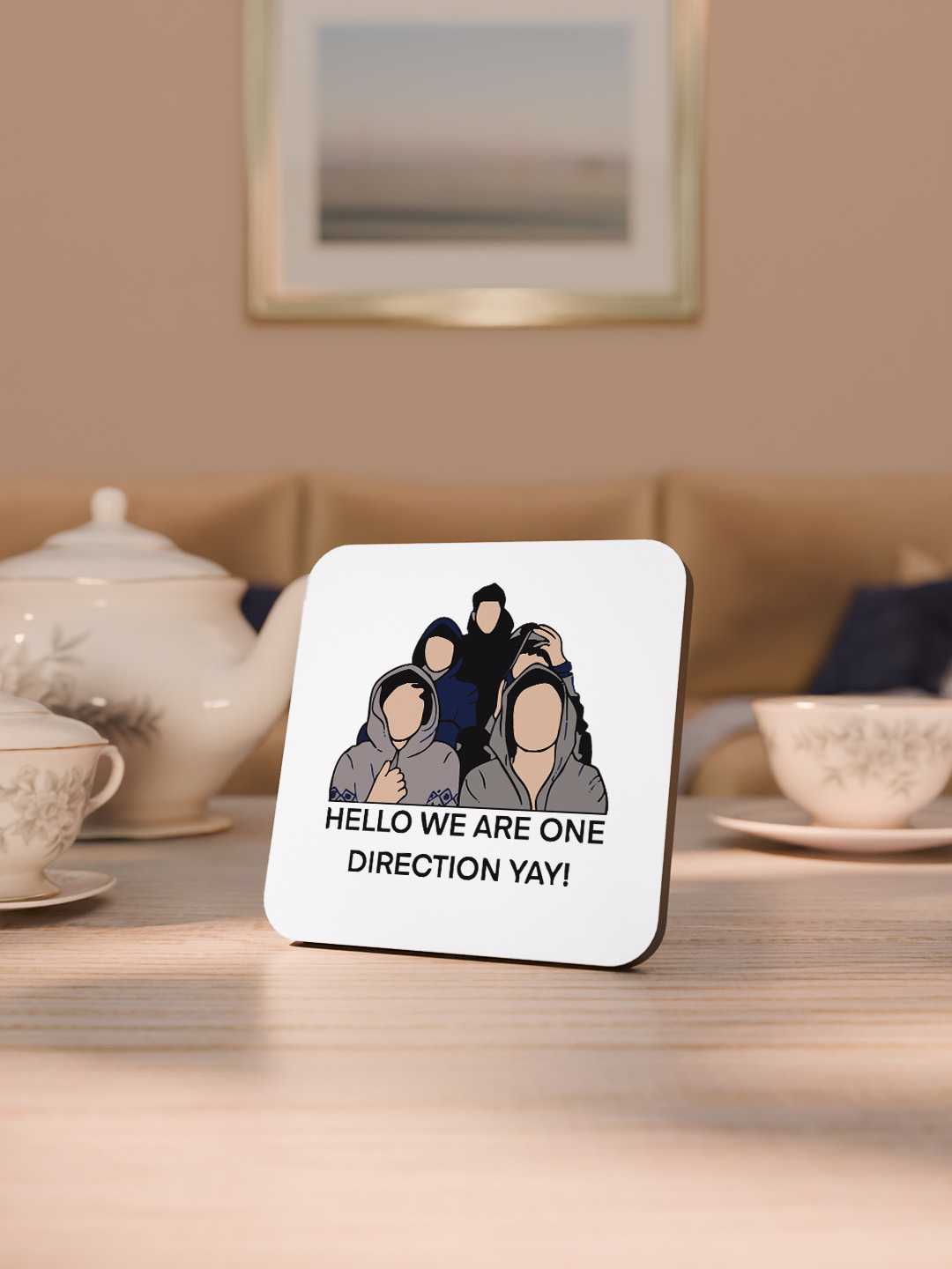 One Direction Graphic Coasters - Pack of 6