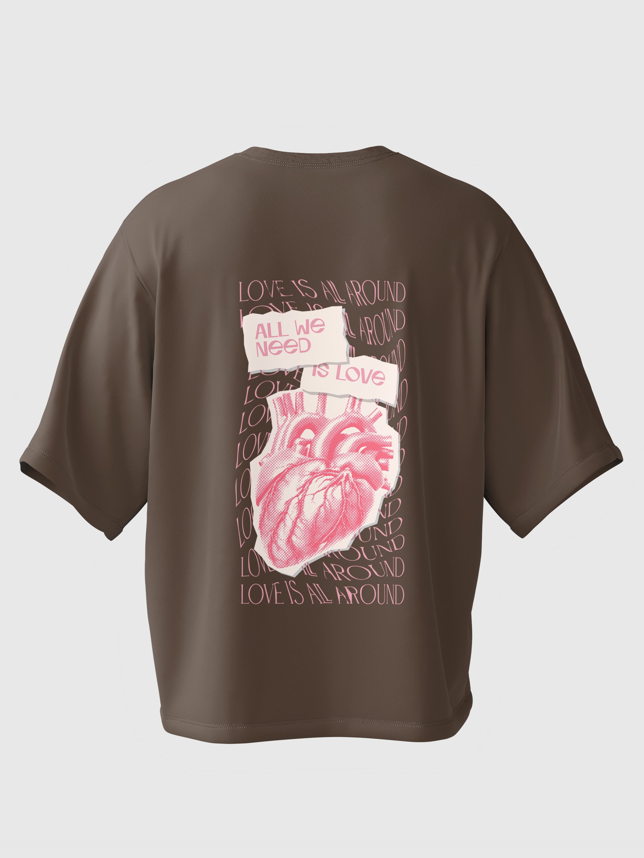 Love is all we need Oversized Tee