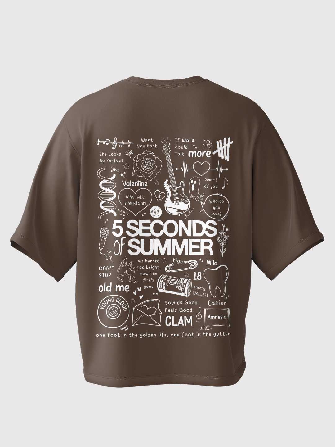 5 Seconds of Summer Oversized Unisex Tee