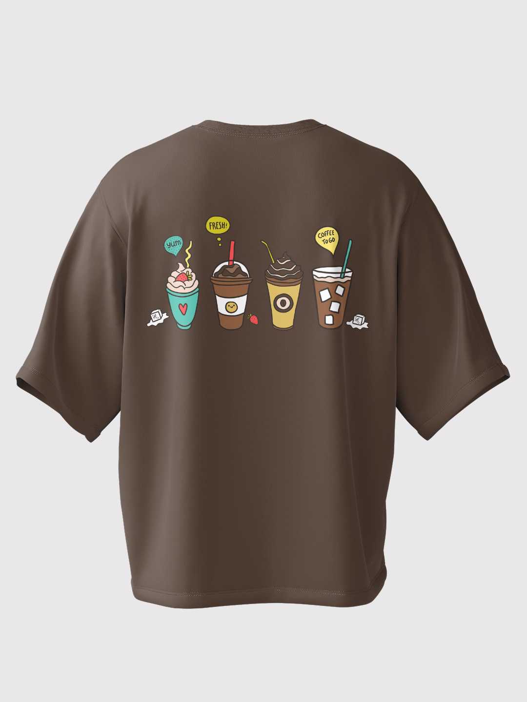 Coffee Helps Oversized Tee
