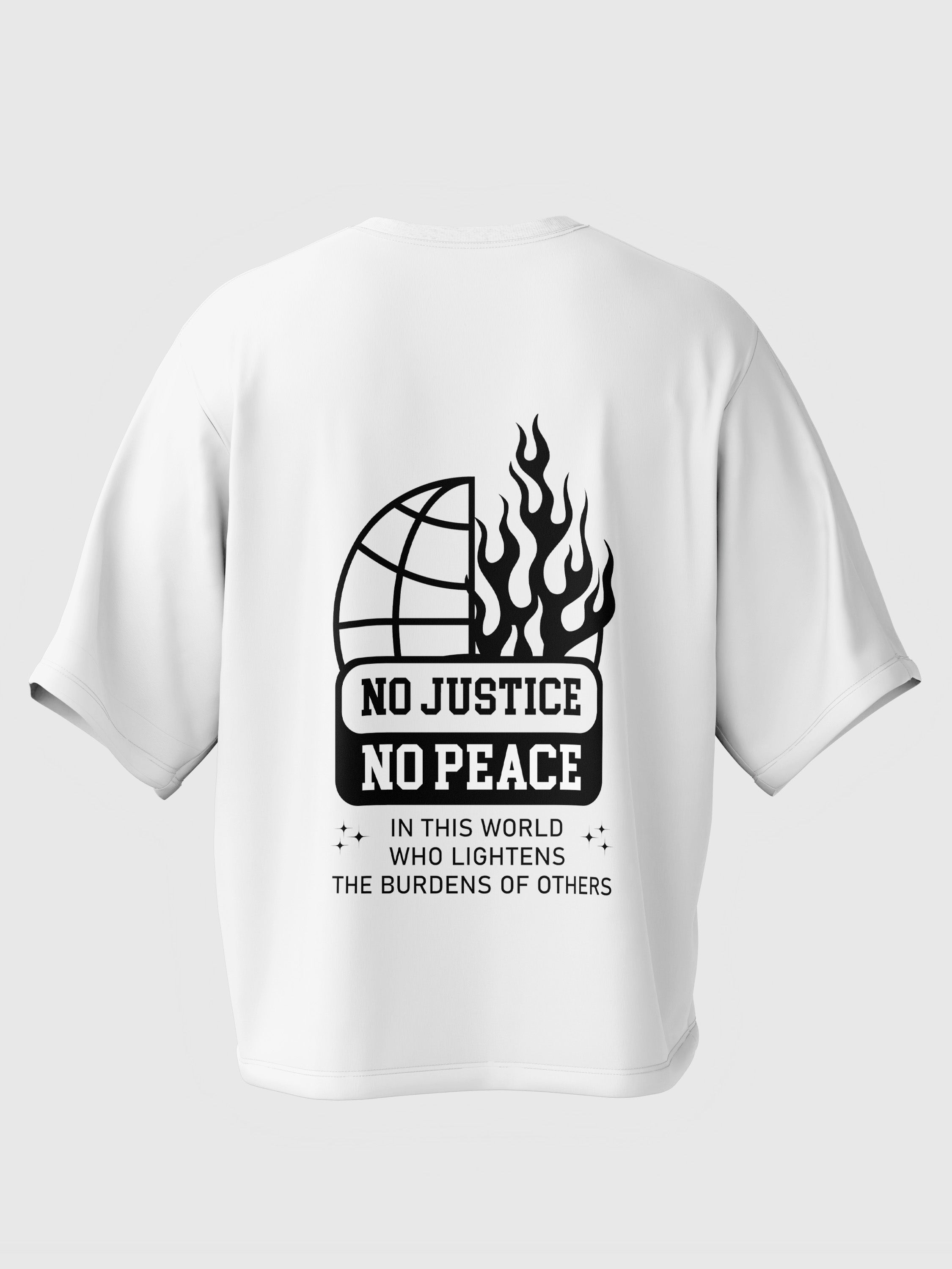No Justice No Peace Oversized Tee