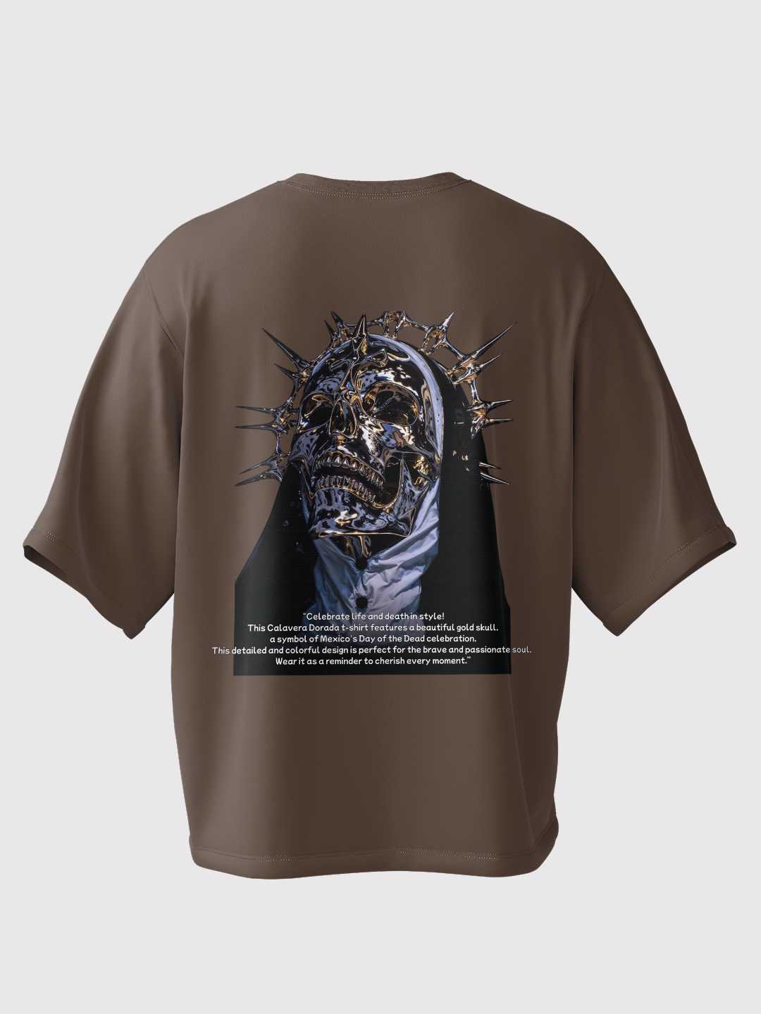 Calavera Dorada Oversized Tee