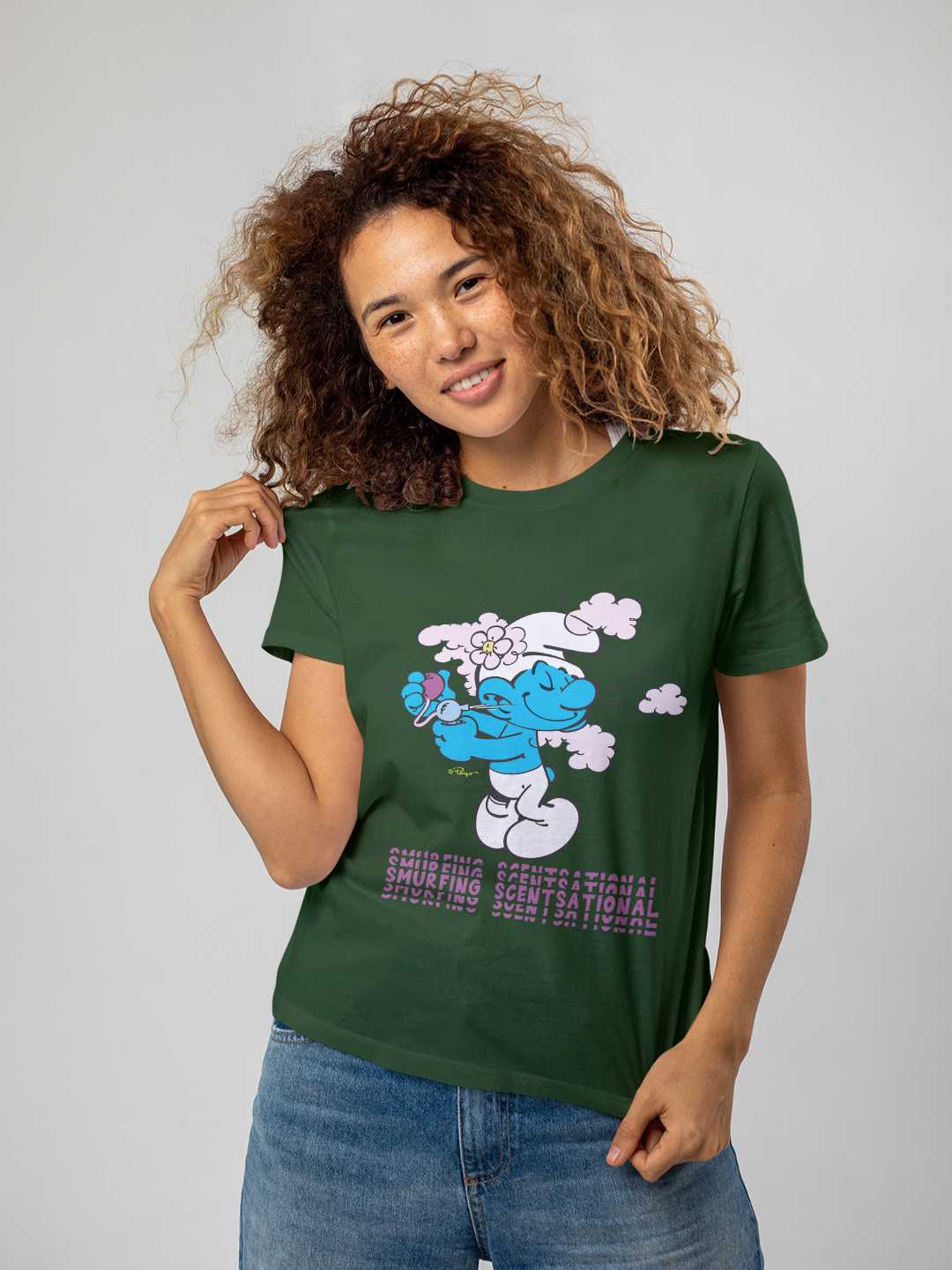 Scentsational Smurfs Regular Graphic Tee
