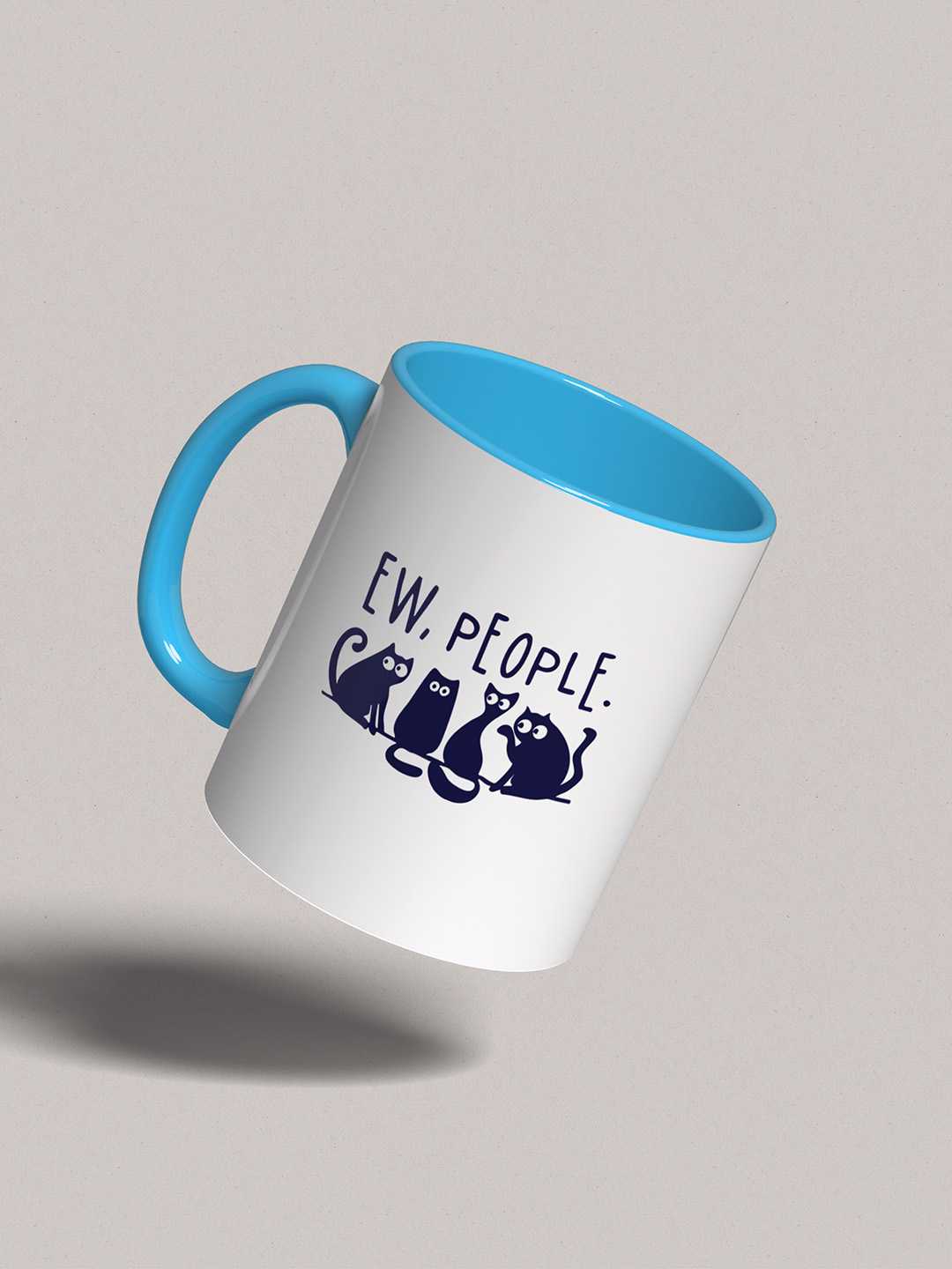Ew People Graphic Printed Ceramic Mug
