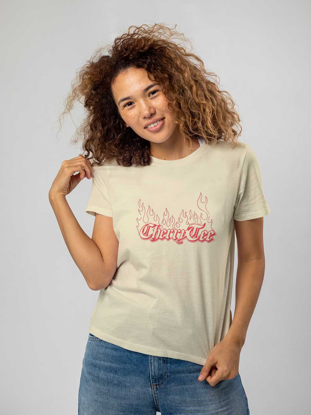 Flame Cherry Graphic Tee