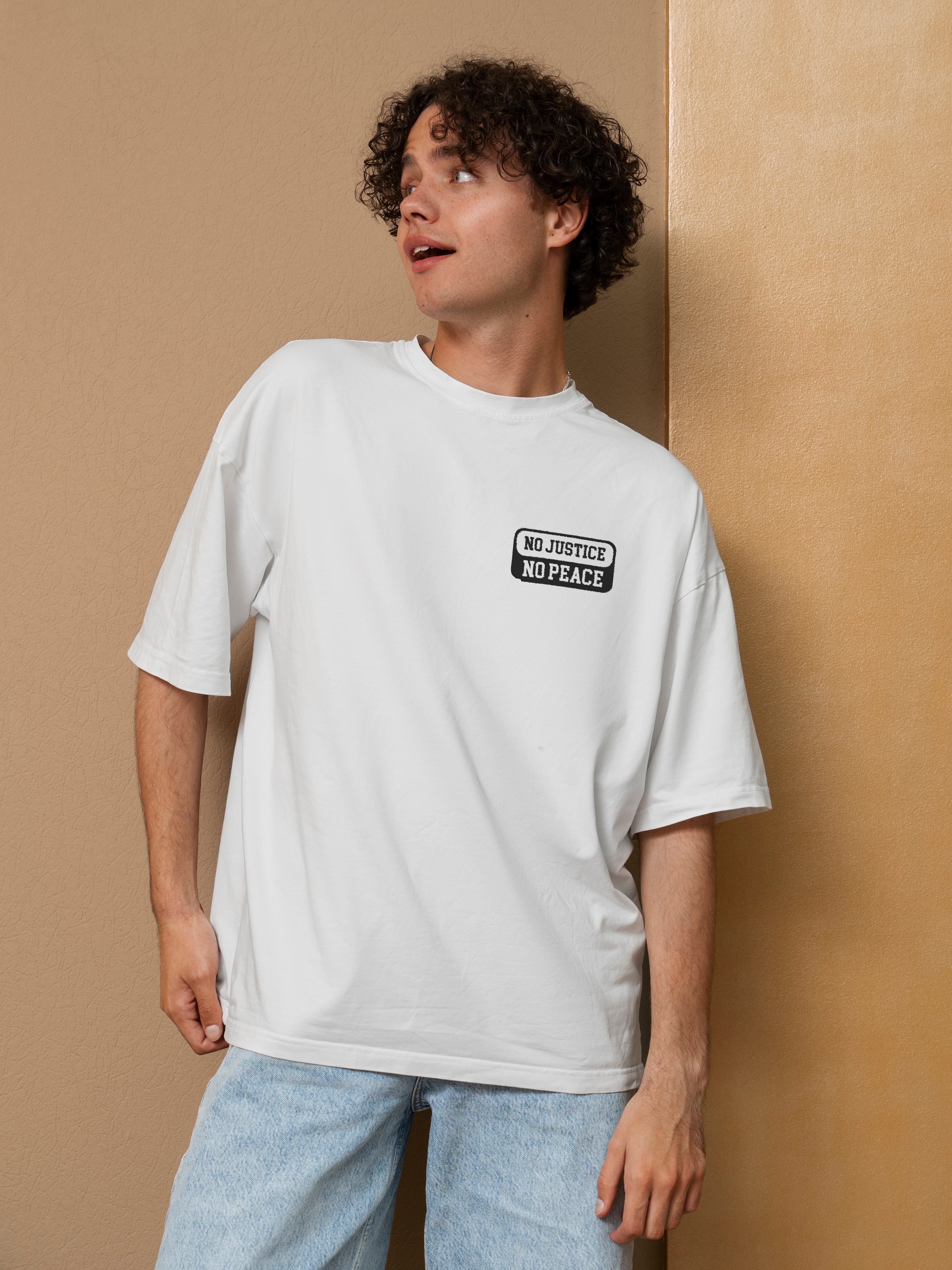 No Justice No Peace Oversized Tee